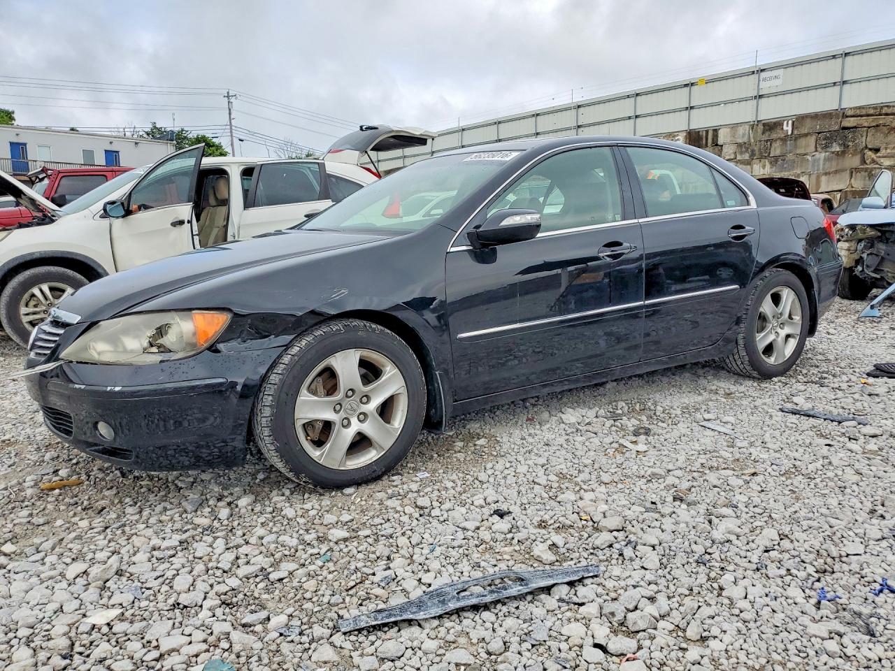 2007 Acura Rl Black vin: JH4KB16607C001421