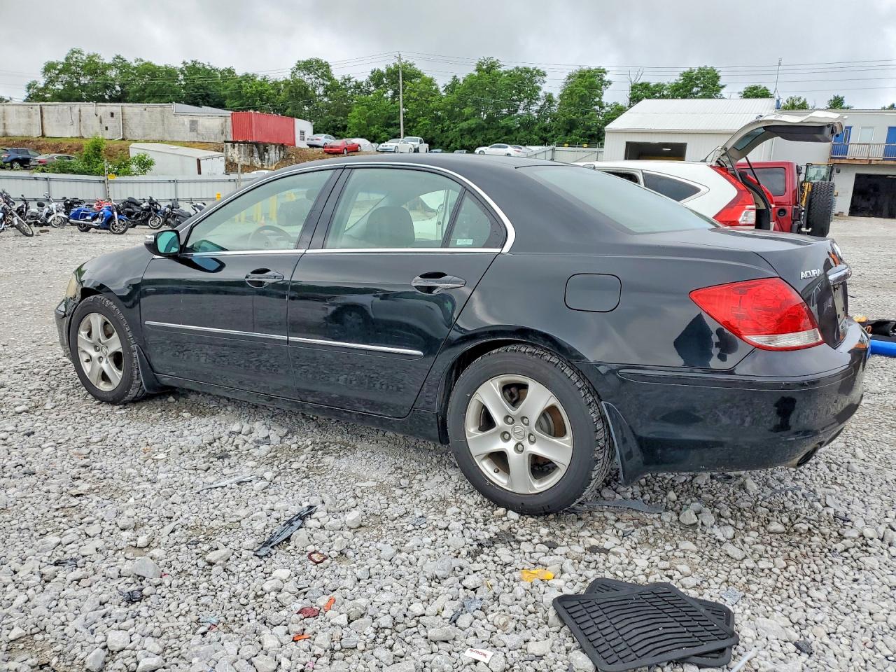 2007 Acura Rl Black vin: JH4KB16607C001421