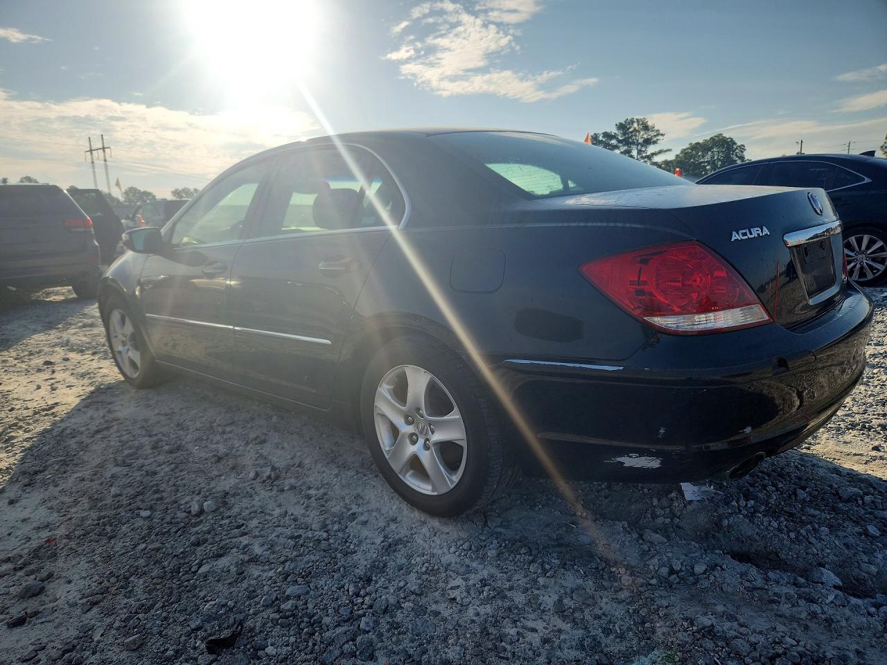 2007 Acura Rl Black vin: JH4KB16607C003539