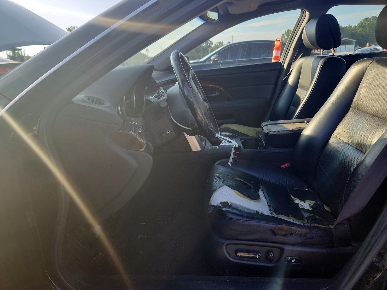 2007 Acura Rl Black vin: JH4KB16607C003539