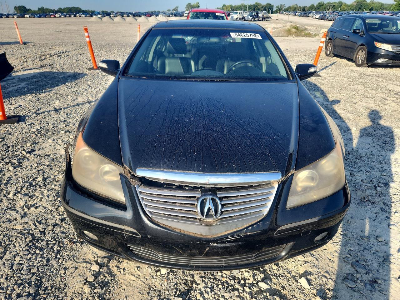 2007 Acura Rl Black vin: JH4KB16607C003539