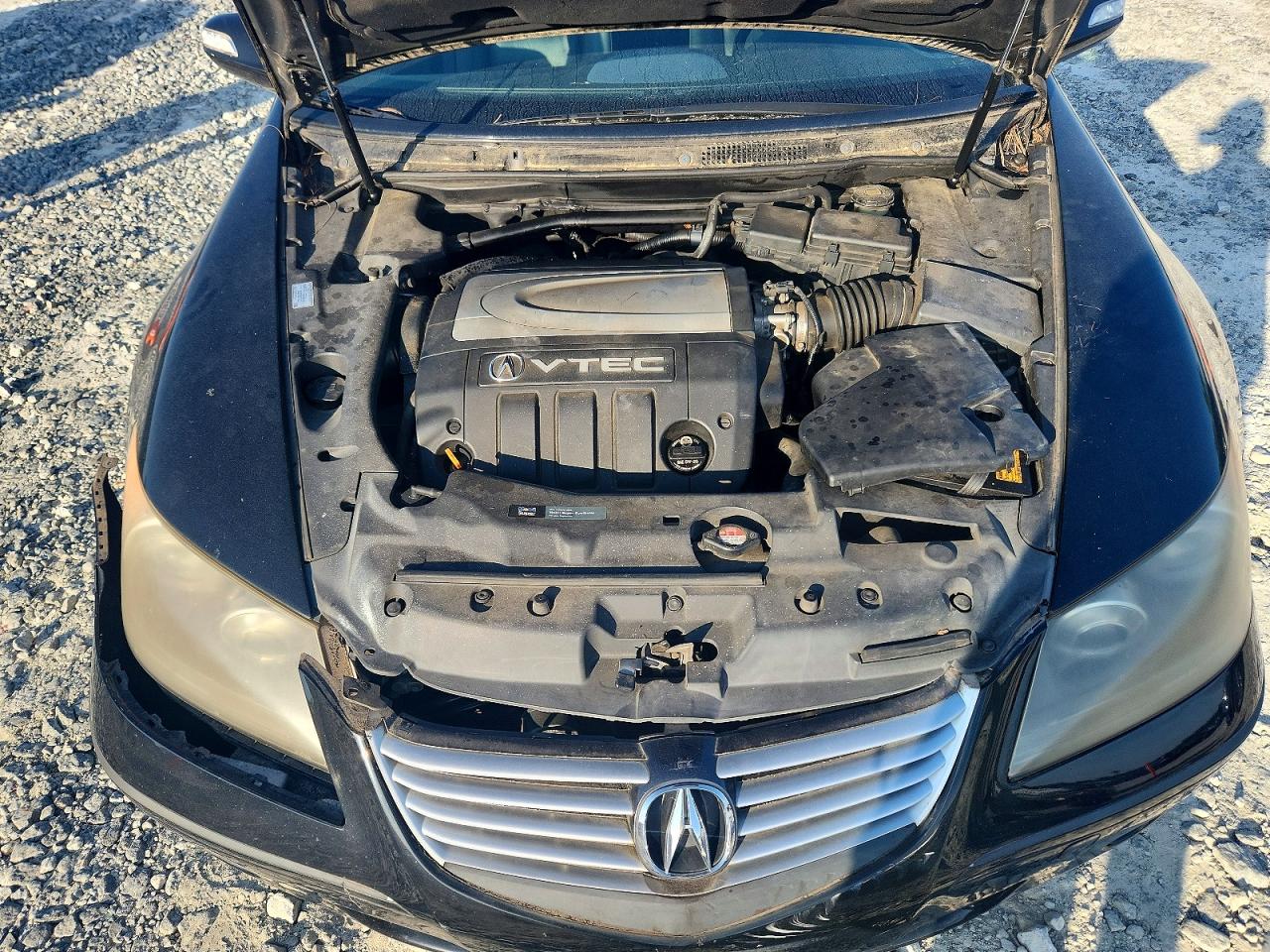 2007 Acura Rl Black vin: JH4KB16607C003539