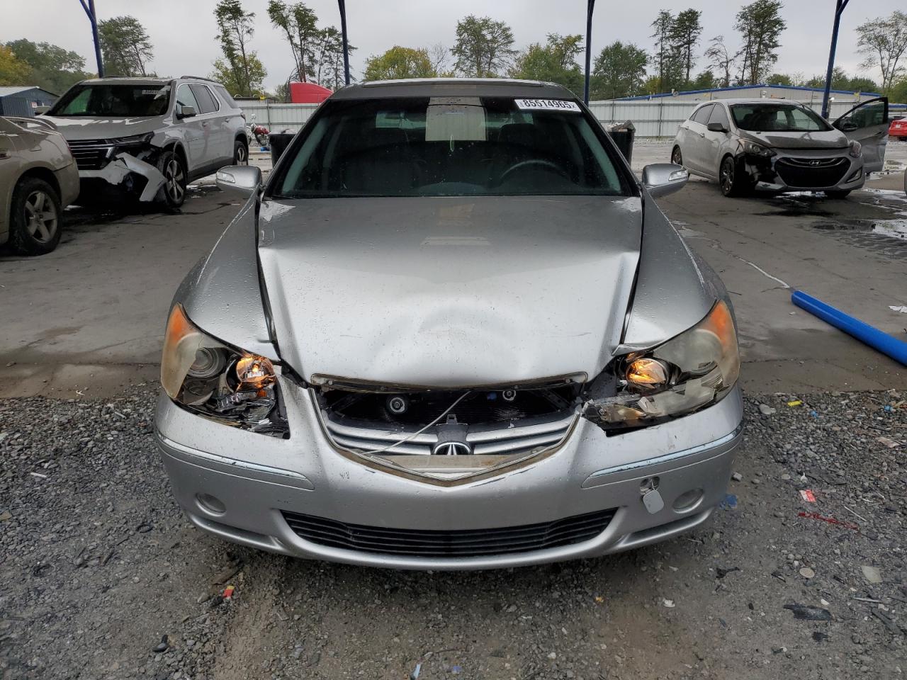 2008 Acura Rl Серебряный vin: JH4KB16608C004580