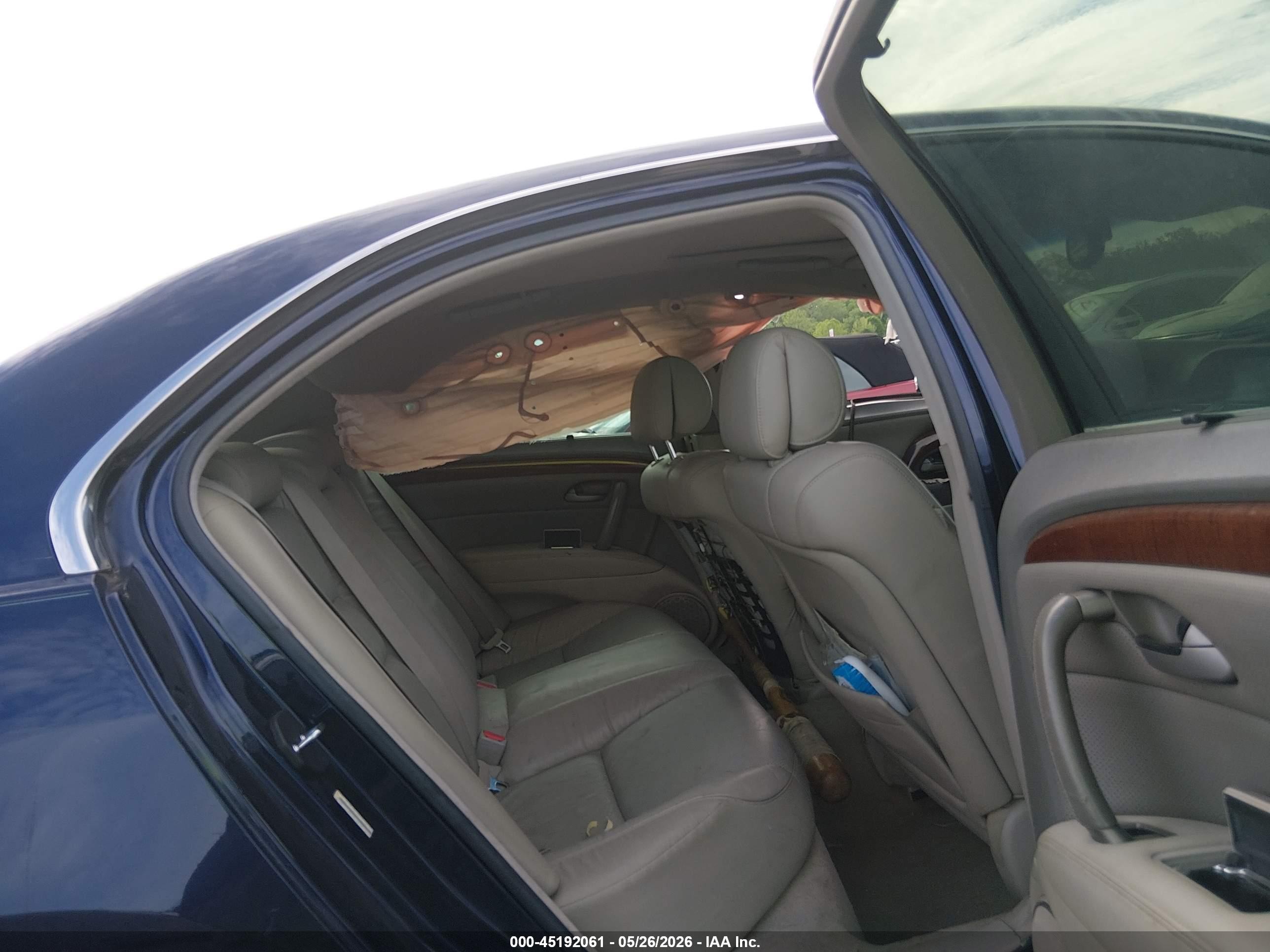 2007 Acura Rl 3.5 Blue vin: JH4KB16617C002013
