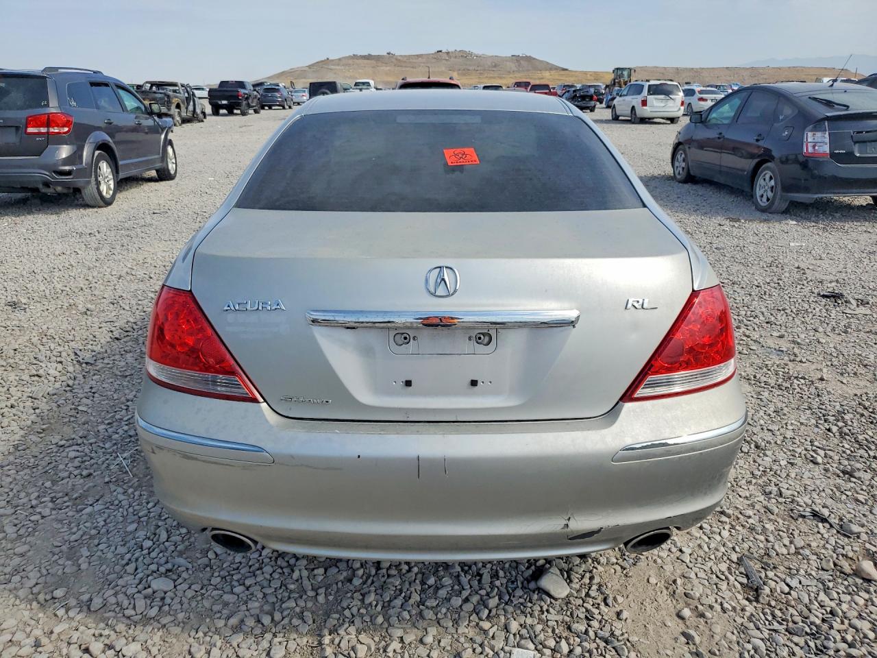 2008 Acura Rl Gray vin: JH4KB16618C002272
