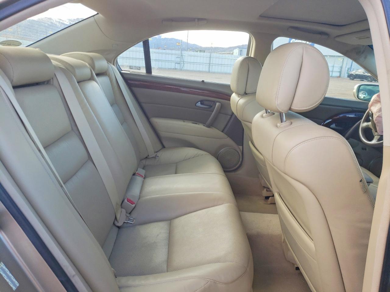 2008 Acura Rl Tan vin: JH4KB16618C002384