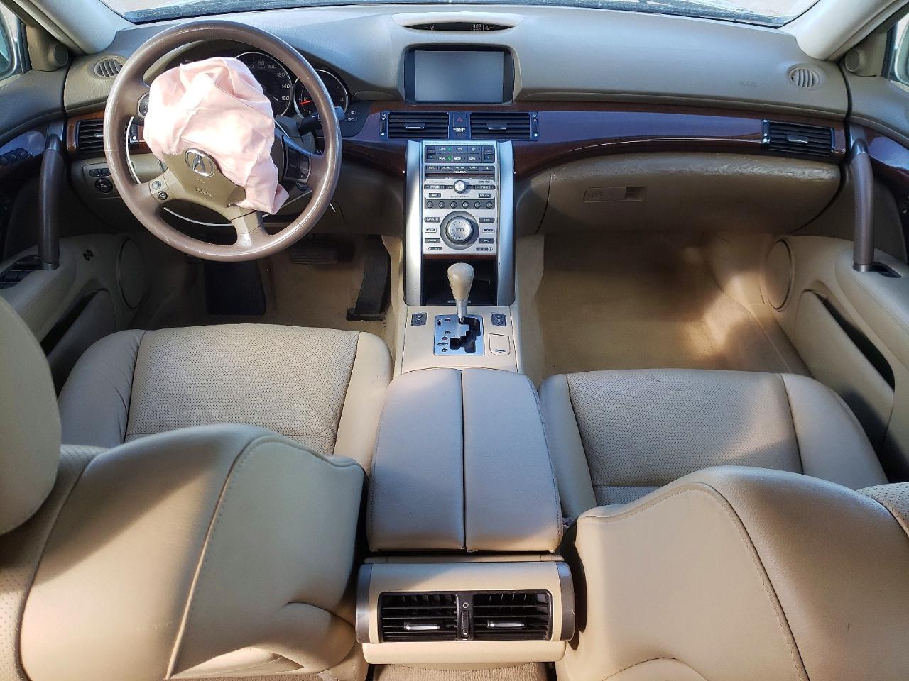 2008 Acura Rl Tan vin: JH4KB16618C002384