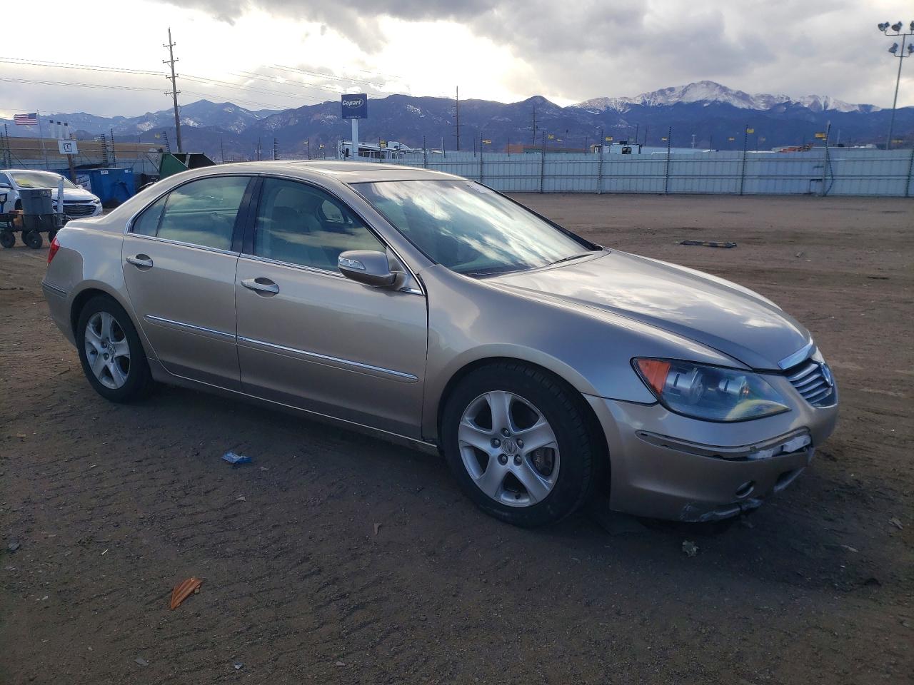 2008 Acura Rl Tan vin: JH4KB16618C002384