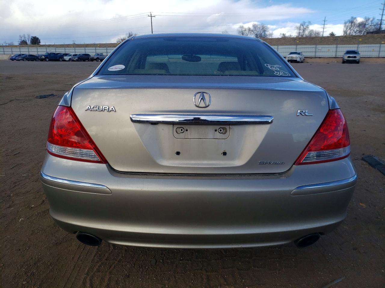 2008 Acura Rl Tan vin: JH4KB16618C002384