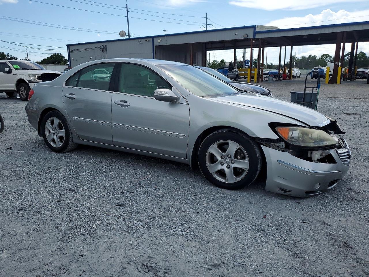2008 Acura Rl Серебряный vin: JH4KB16628C000160