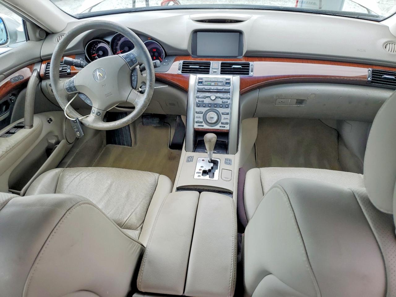 2008 Acura Rl Серебряный vin: JH4KB16628C000160