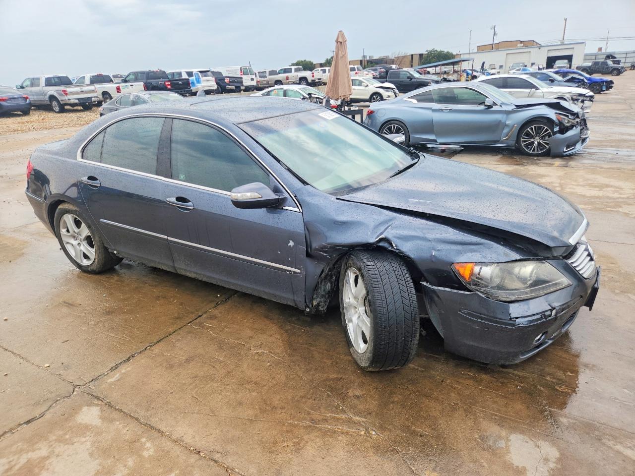 2008 Acura Rl Gray vin: JH4KB16628C001826
