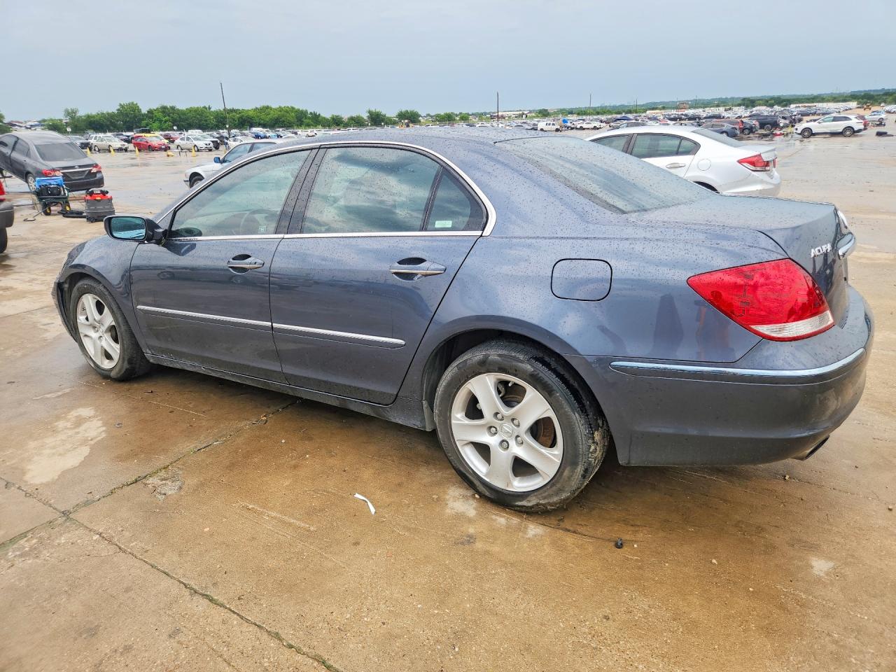 2008 Acura Rl Gray vin: JH4KB16628C001826
