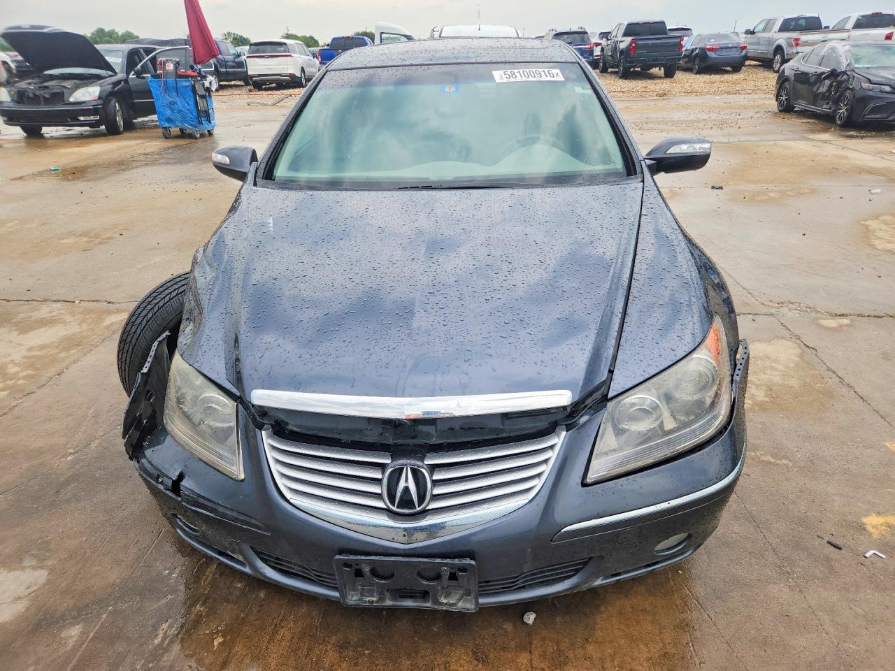 2008 Acura Rl Gray vin: JH4KB16628C001826