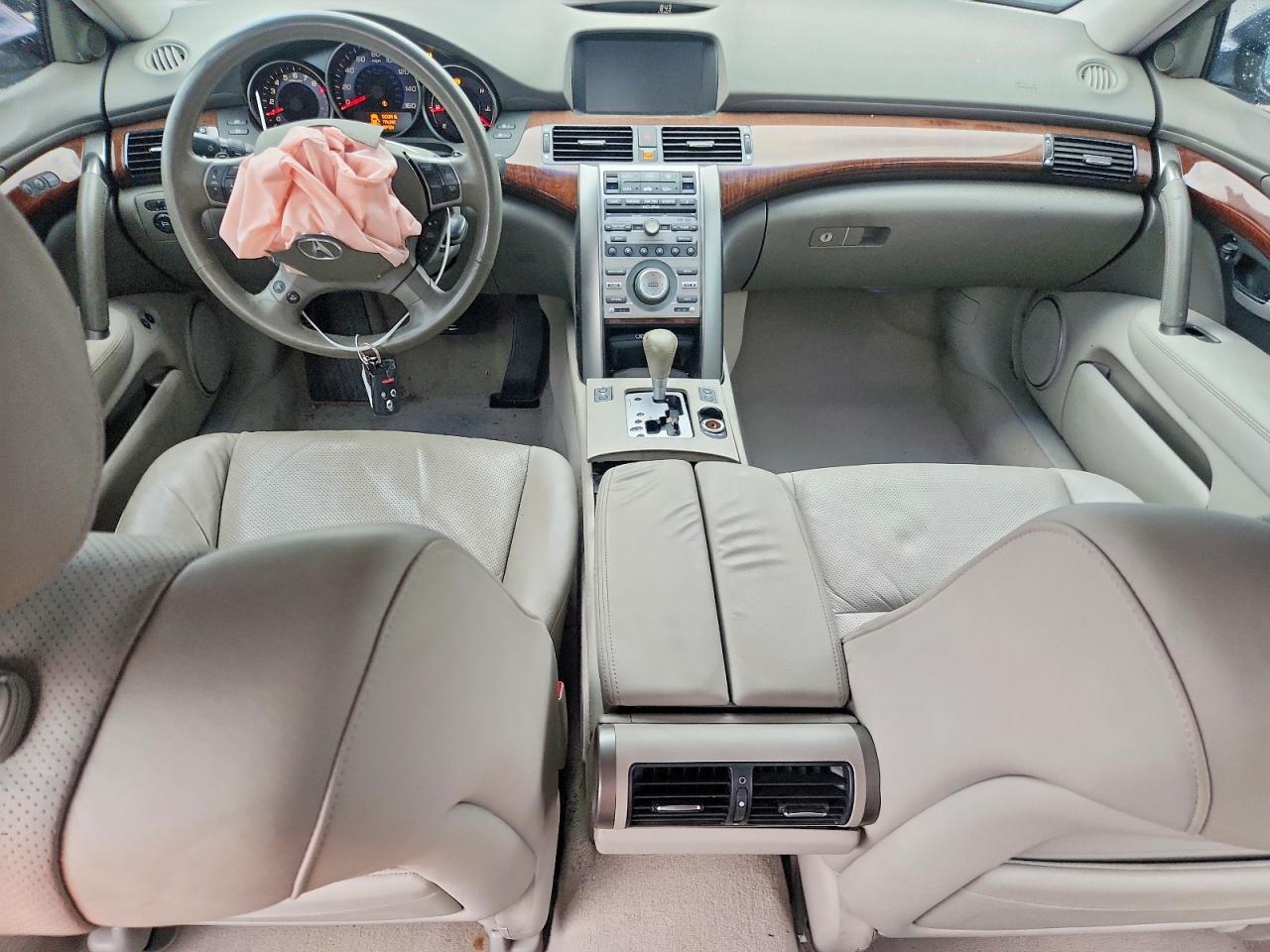 2008 Acura Rl Gray vin: JH4KB16628C001826