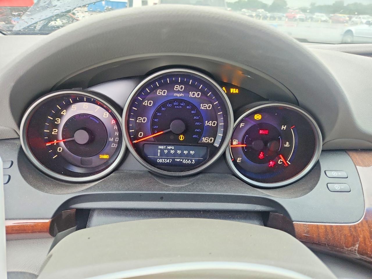 2008 Acura Rl Gray vin: JH4KB16628C001826