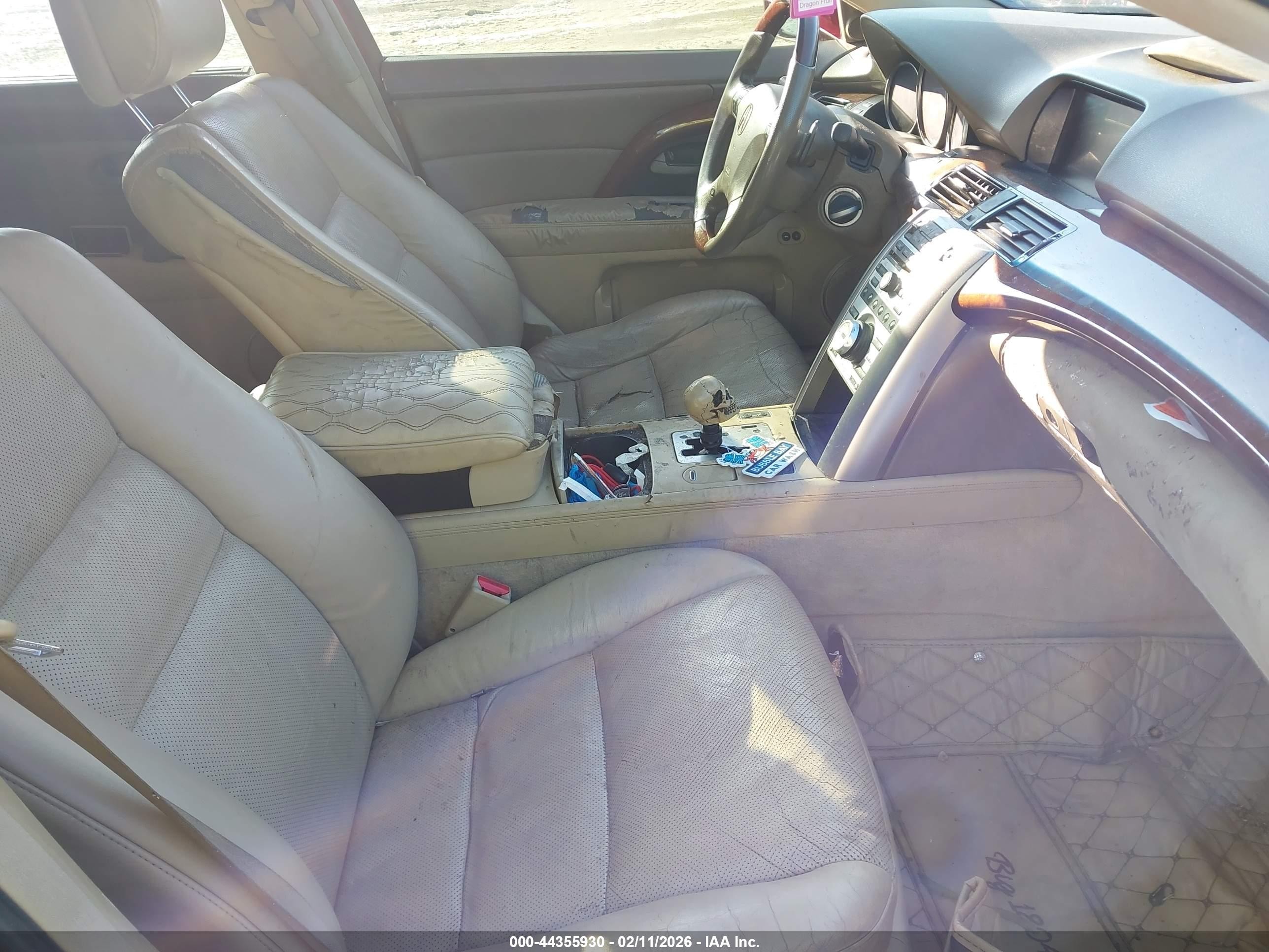 2008 Acura Rl 3.5 Red vin: JH4KB16638C004024
