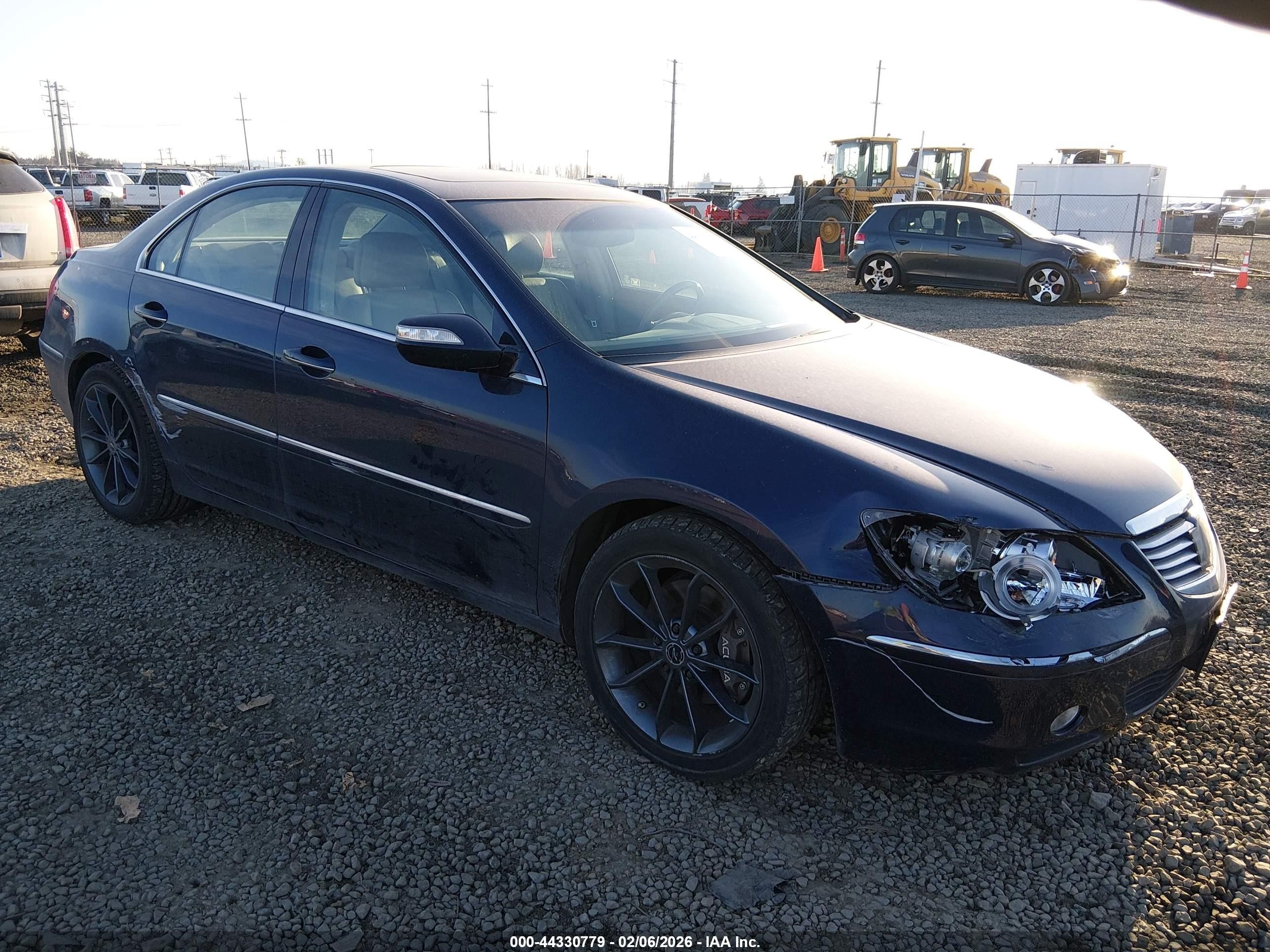 2008 Acura Rl 3.5 Dark Blue vin: JH4KB16648C000001