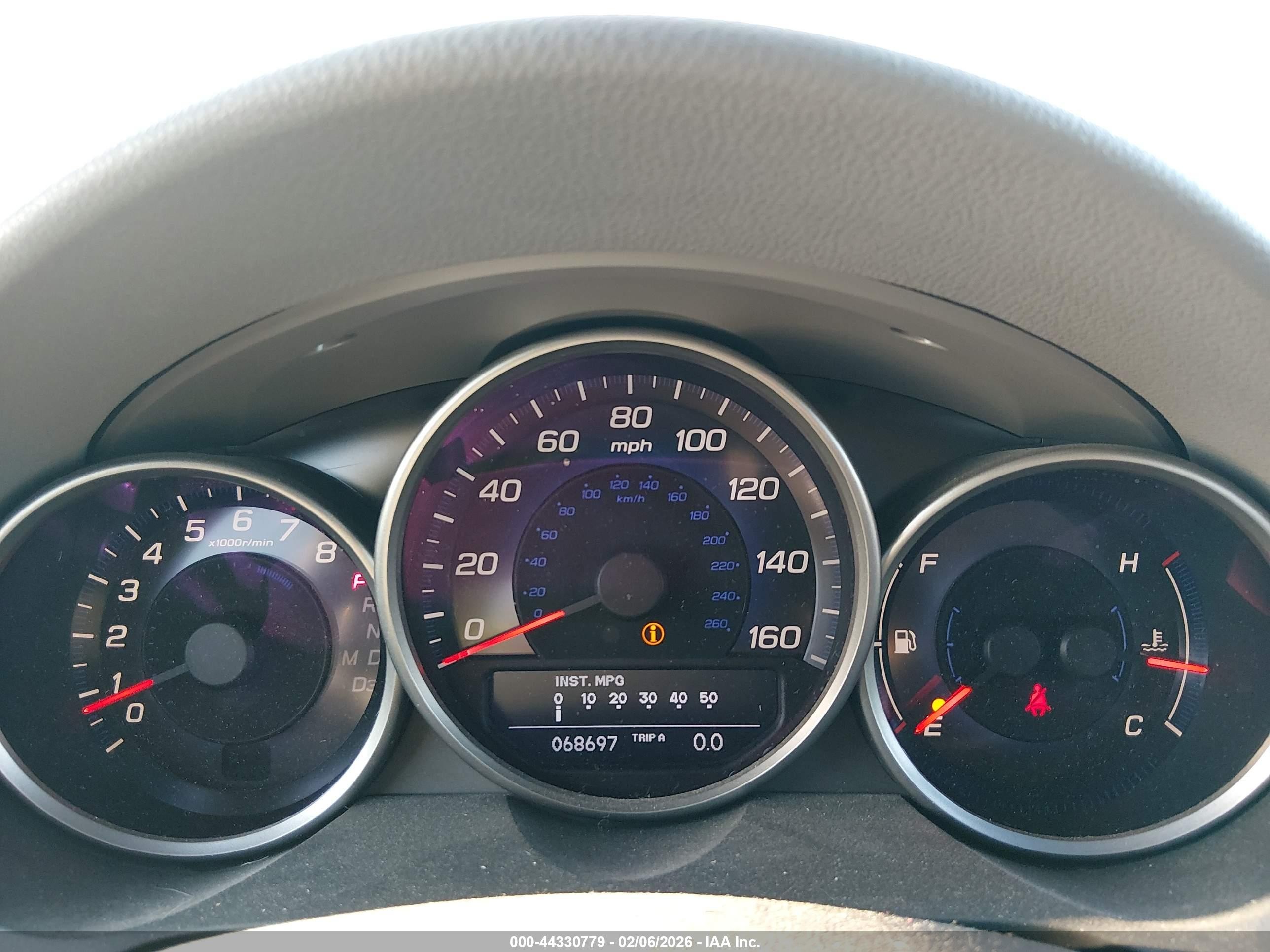 2008 Acura Rl 3.5 Dark Blue vin: JH4KB16648C000001