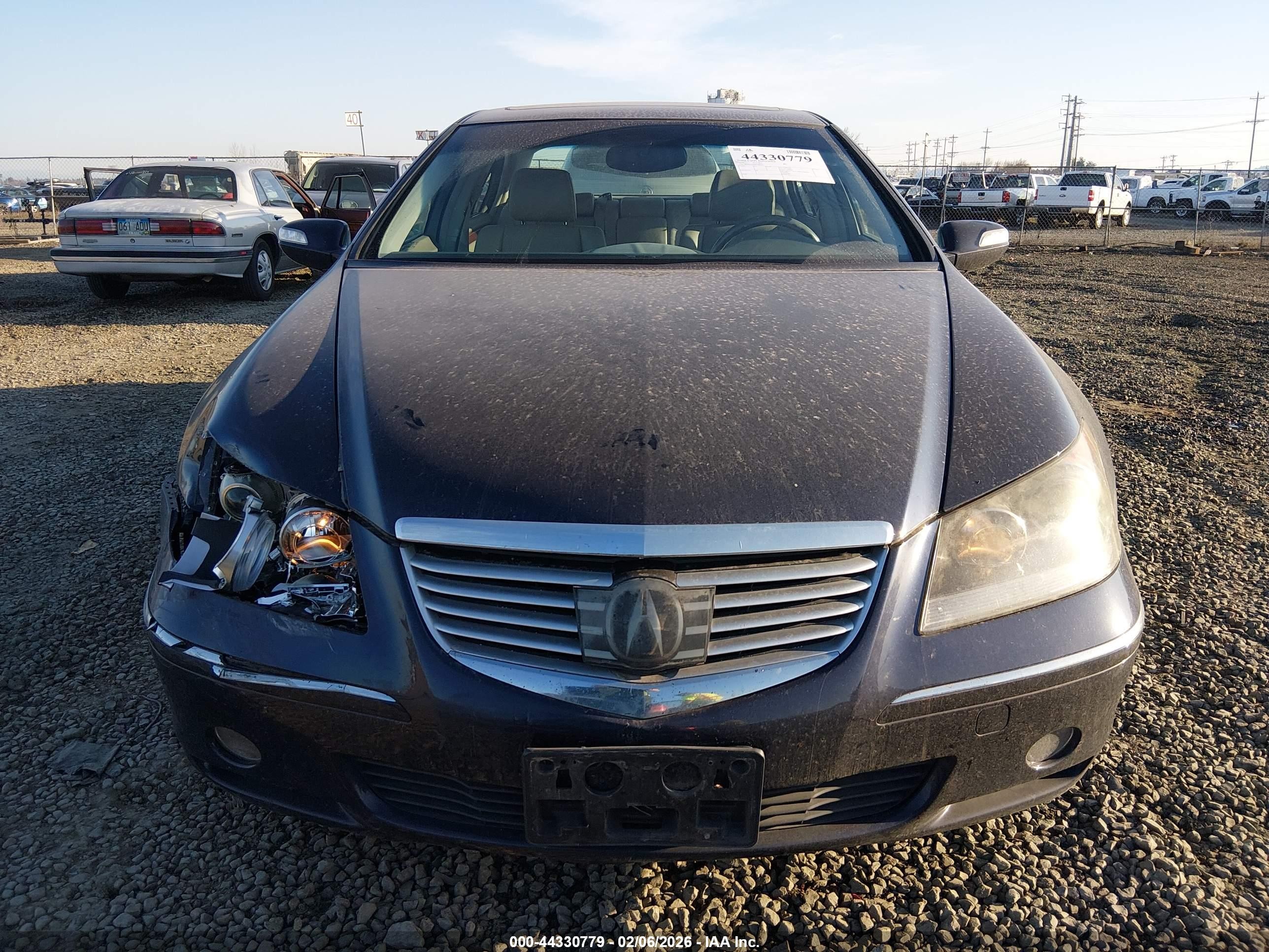 2008 Acura Rl 3.5 Dark Blue vin: JH4KB16648C000001