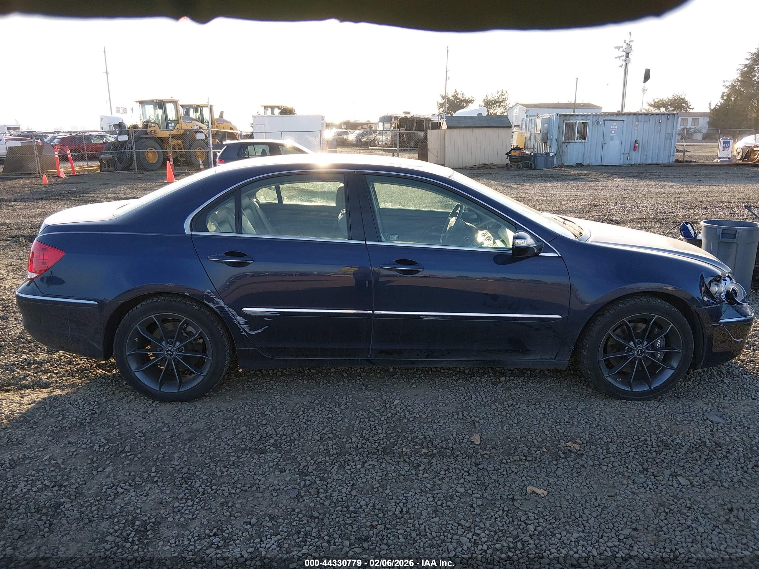 2008 Acura Rl 3.5 Dark Blue vin: JH4KB16648C000001