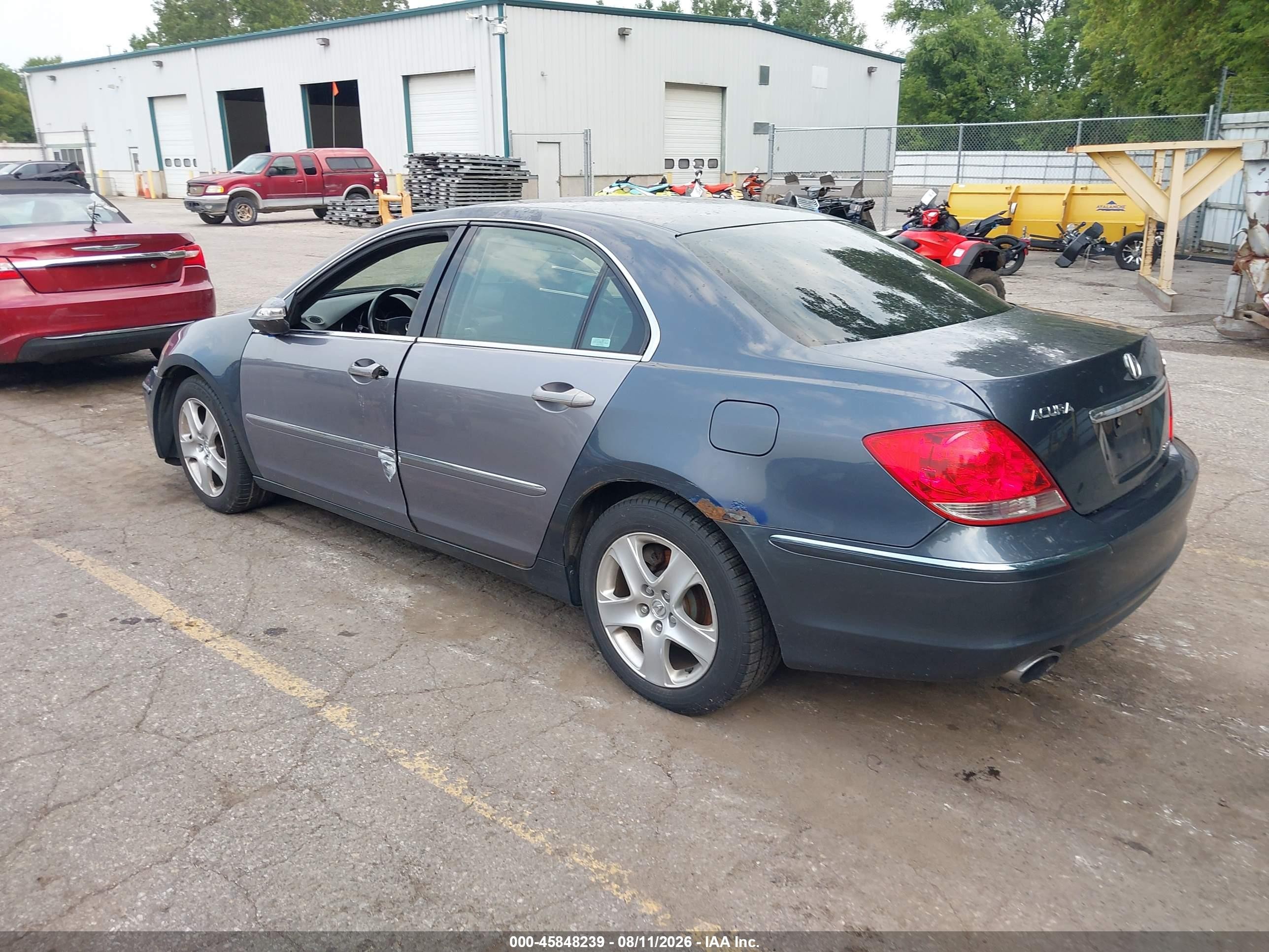 2007 Acura Rl 3.5 Gray vin: JH4KB16657C002189