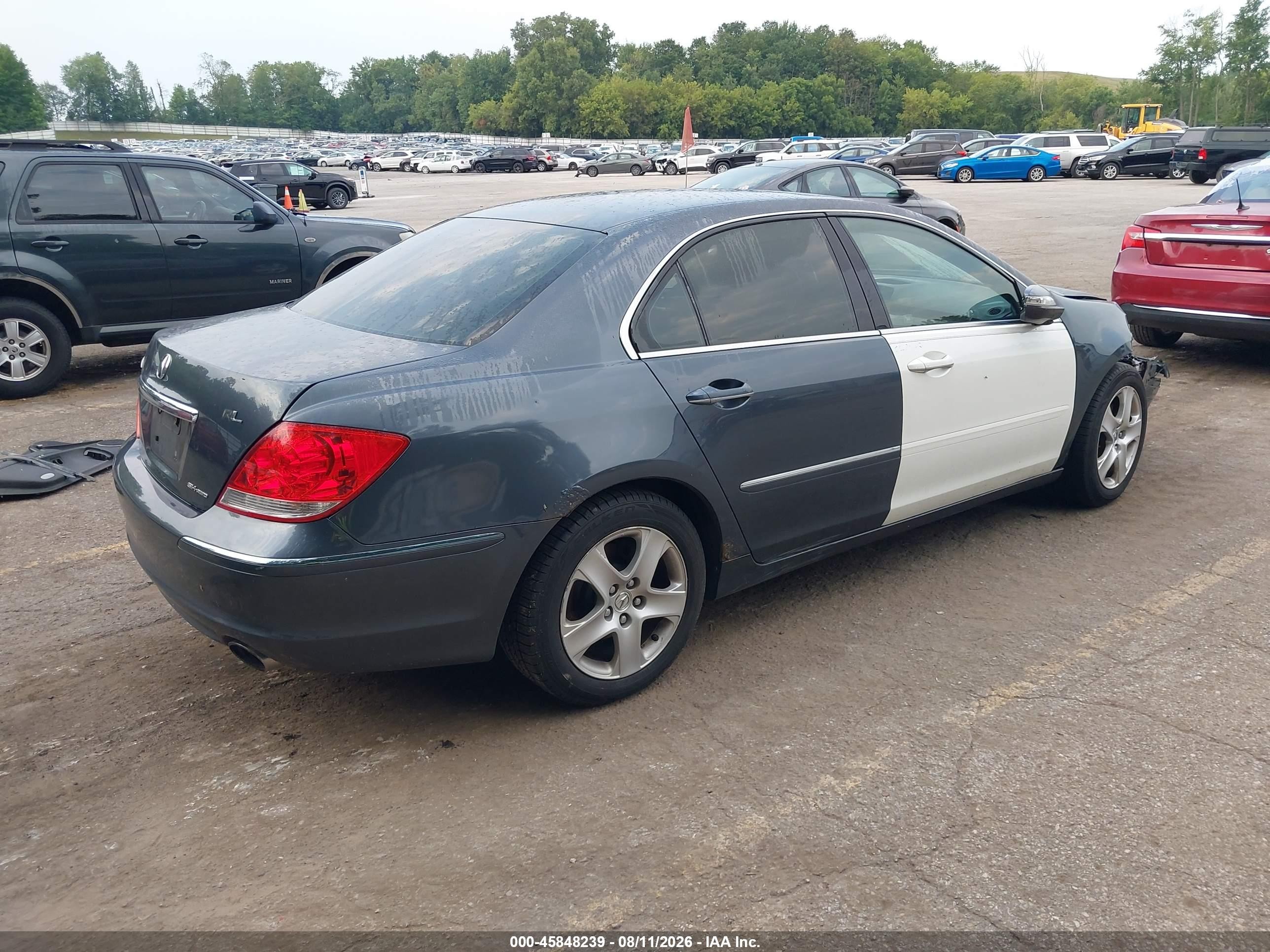 2007 Acura Rl 3.5 Gray vin: JH4KB16657C002189