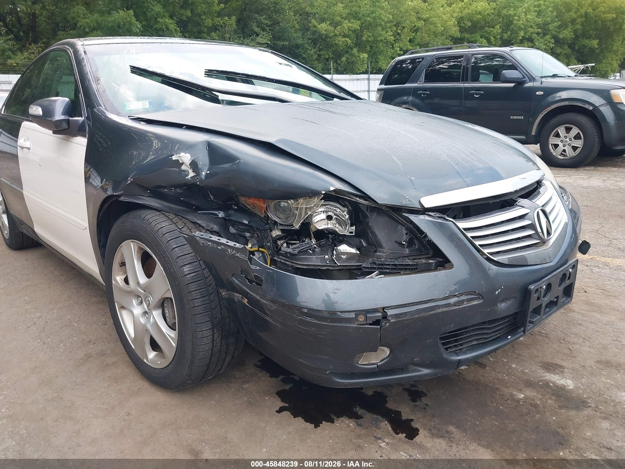 2007 Acura Rl 3.5 Gray vin: JH4KB16657C002189
