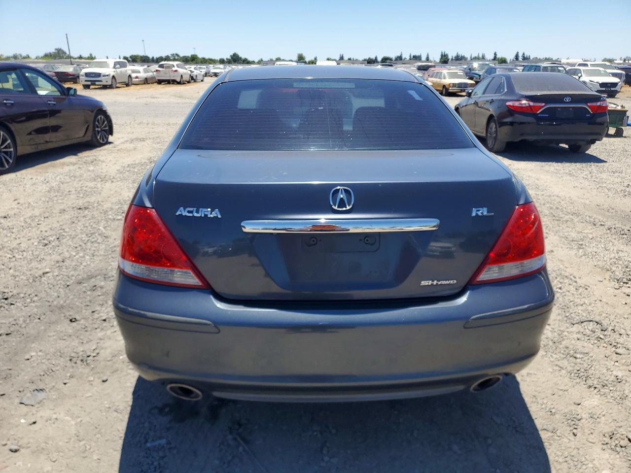 2007 Acura Rl Серый vin: JH4KB16657C003245