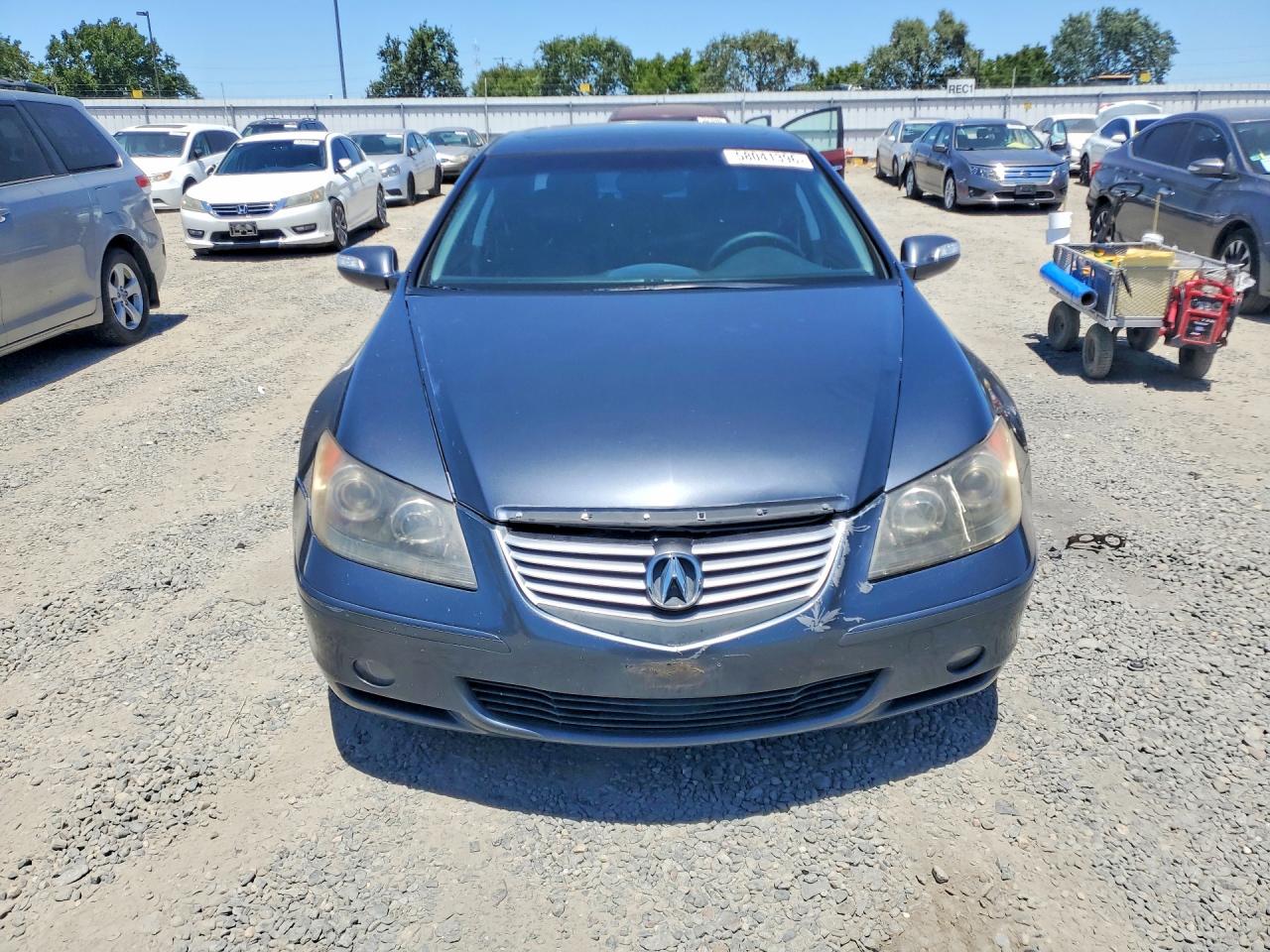 2007 Acura Rl Серый vin: JH4KB16657C003245