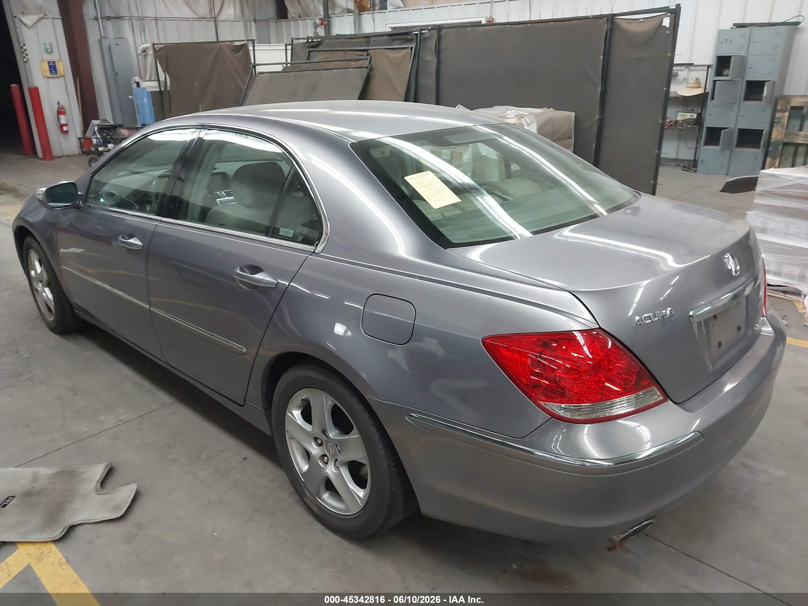 2008 Acura Rl 3.5 Gray vin: JH4KB16658C002081
