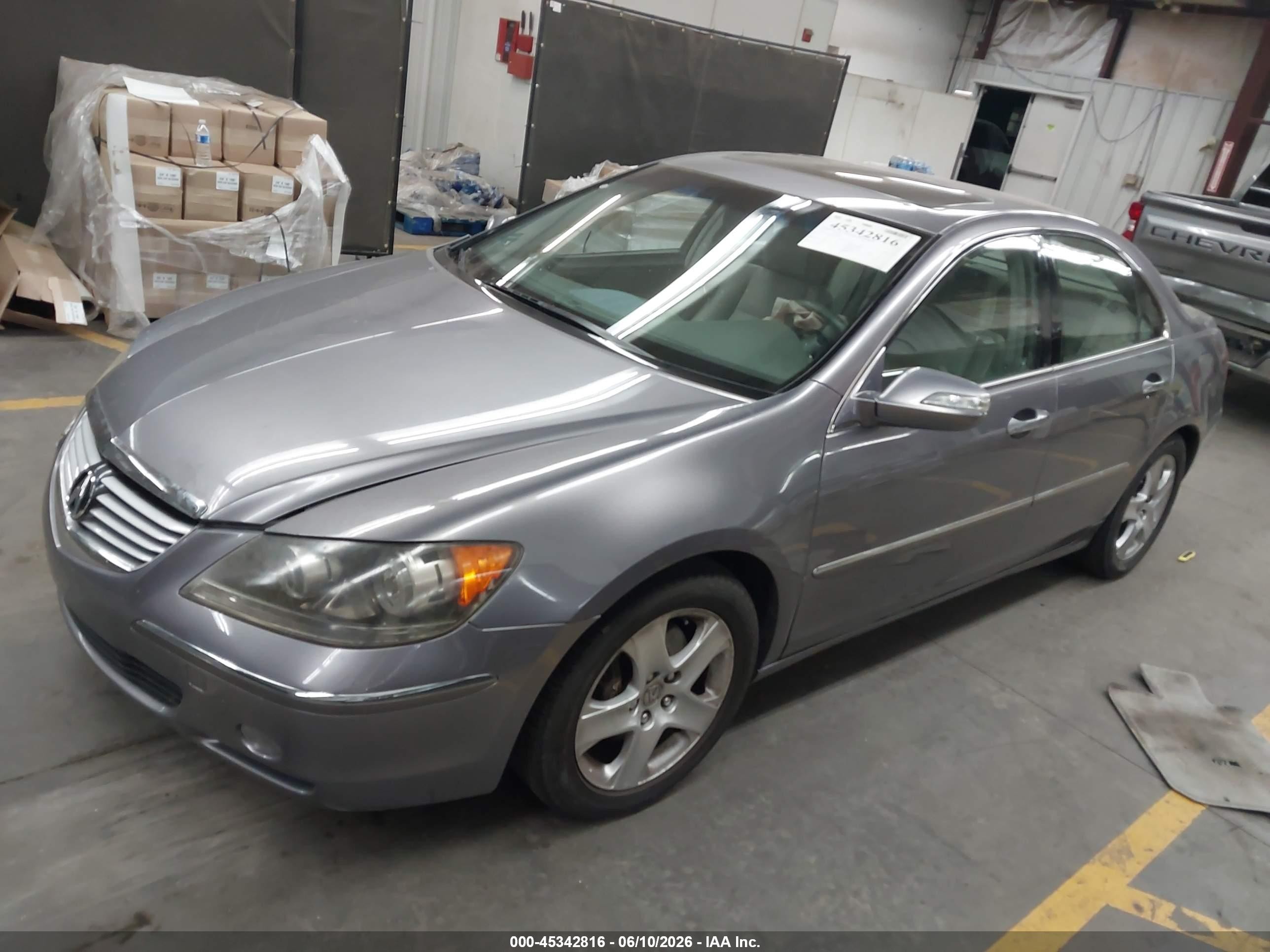 2008 Acura Rl 3.5 Gray vin: JH4KB16658C002081