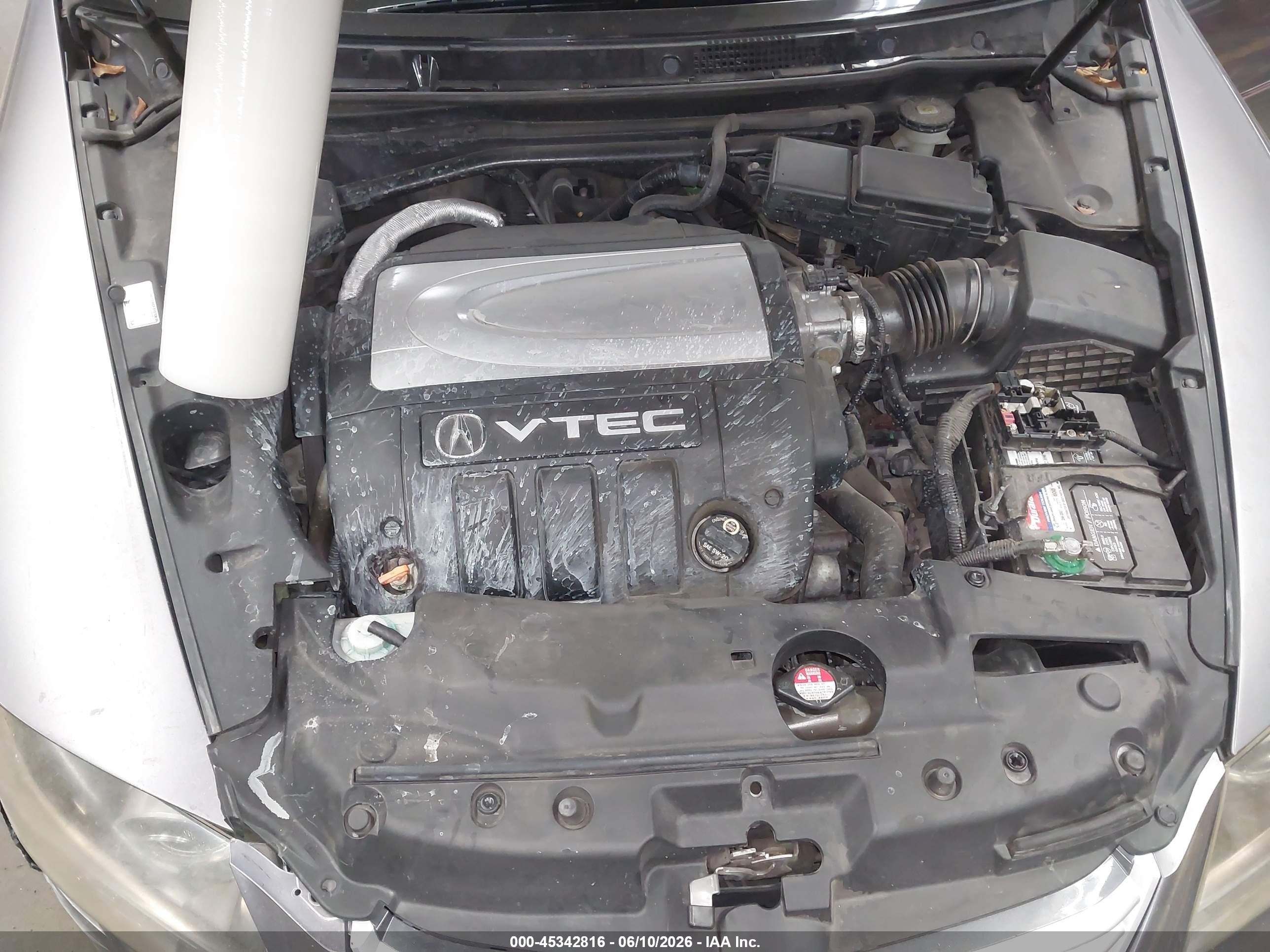 2008 Acura Rl 3.5 Gray vin: JH4KB16658C002081