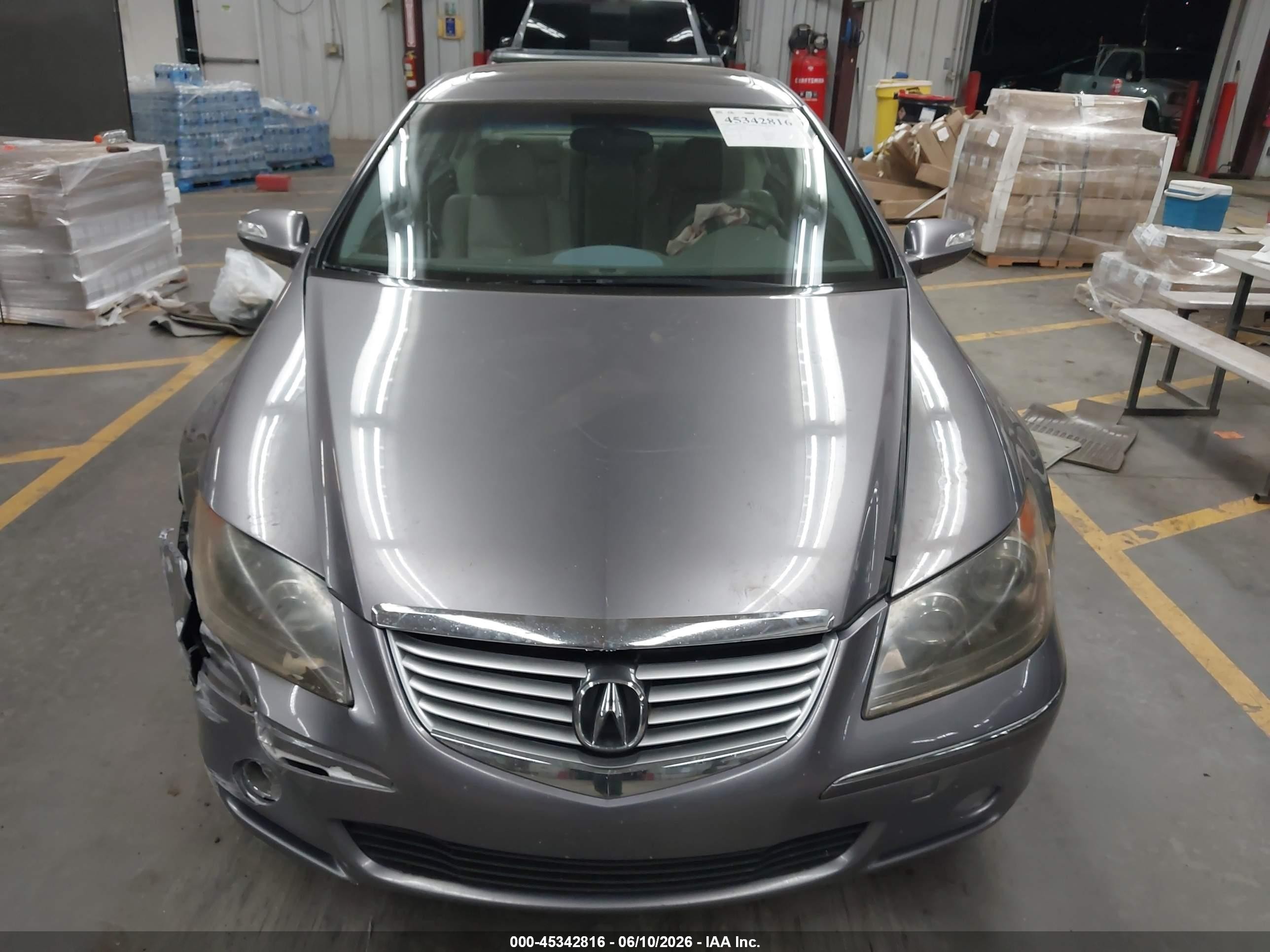 2008 Acura Rl 3.5 Gray vin: JH4KB16658C002081
