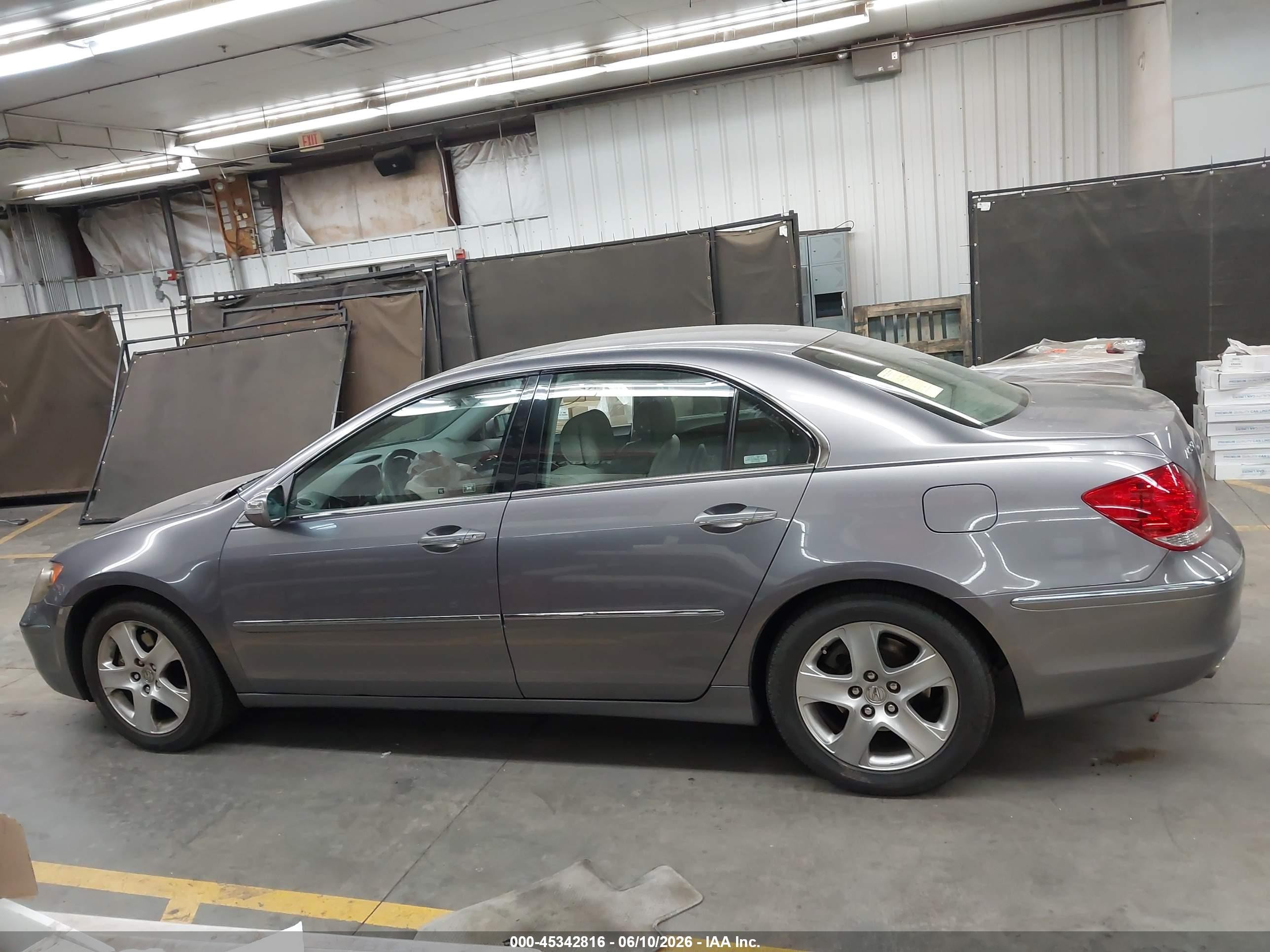2008 Acura Rl 3.5 Gray vin: JH4KB16658C002081