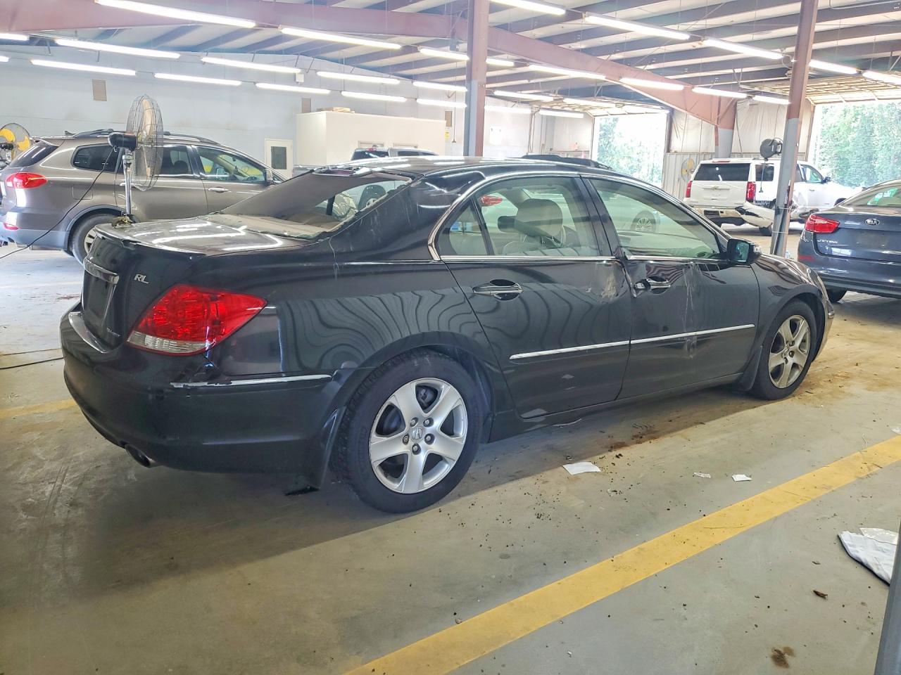 2007 Acura Rl Черный vin: JH4KB16667C004890