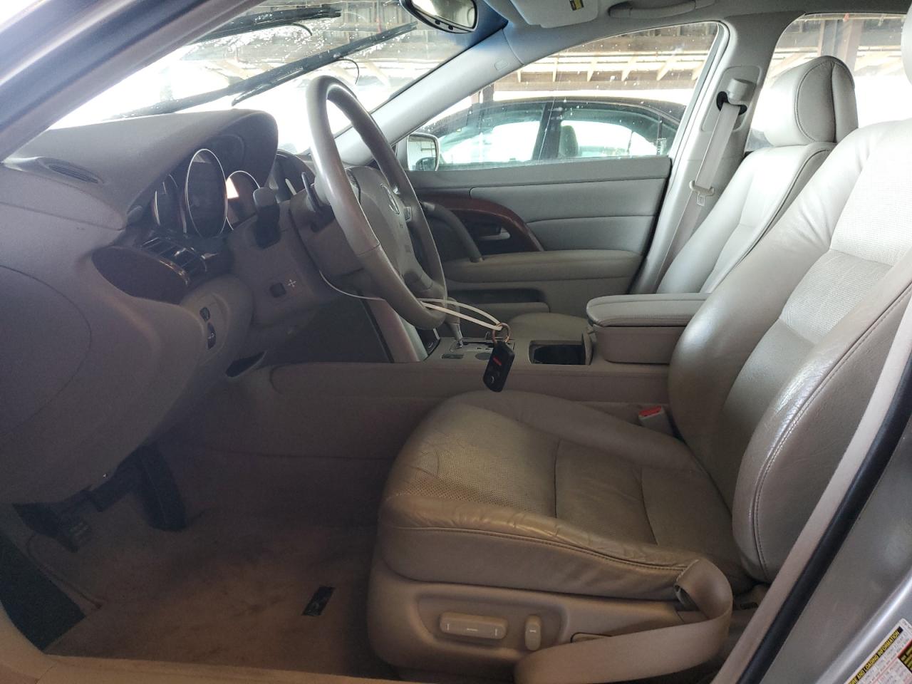 2008 Acura Rl Silver vin: JH4KB16668C003157