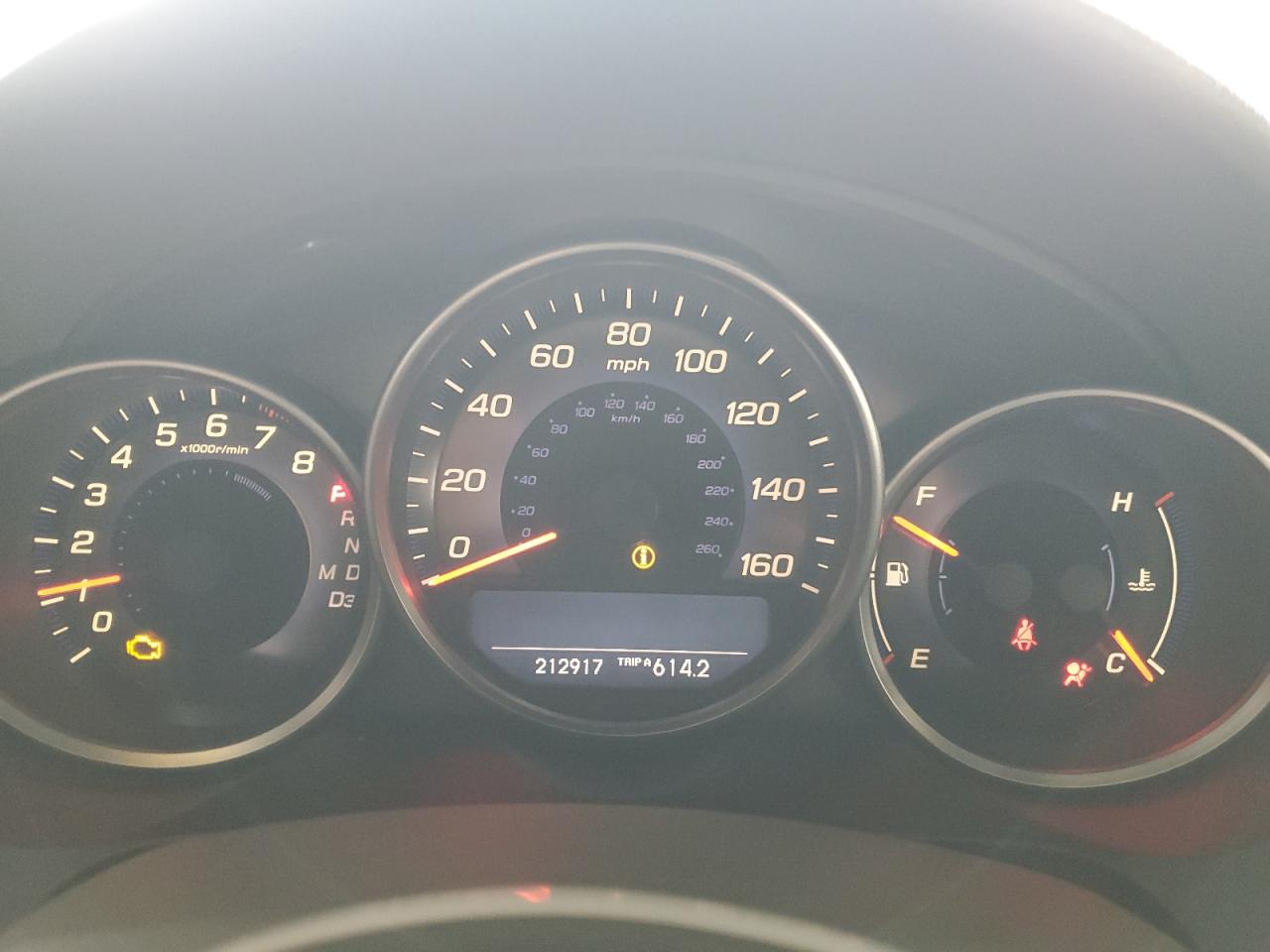 2008 Acura Rl Silver vin: JH4KB16668C003157