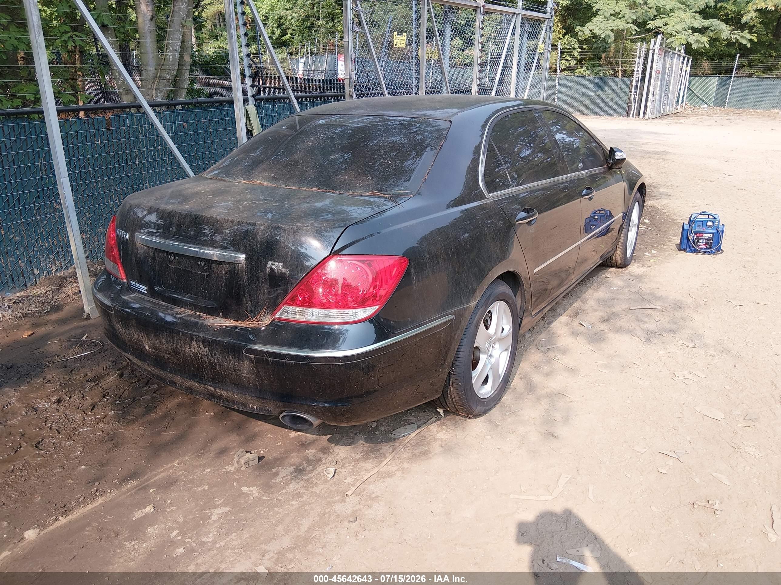 2007 Acura Rl 3.5 Черный vin: JH4KB16677C001836