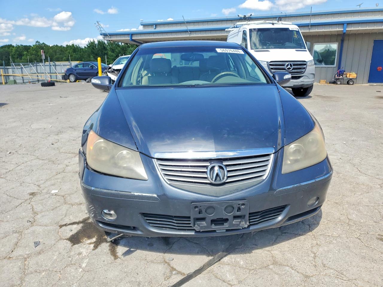 2008 Acura Rl Gray vin: JH4KB16678C003572
