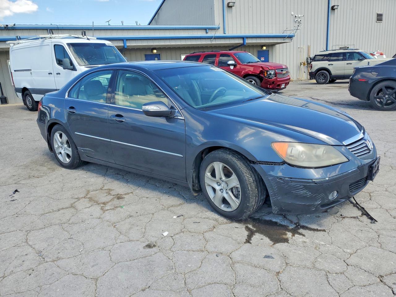 2008 Acura Rl Gray vin: JH4KB16678C003572