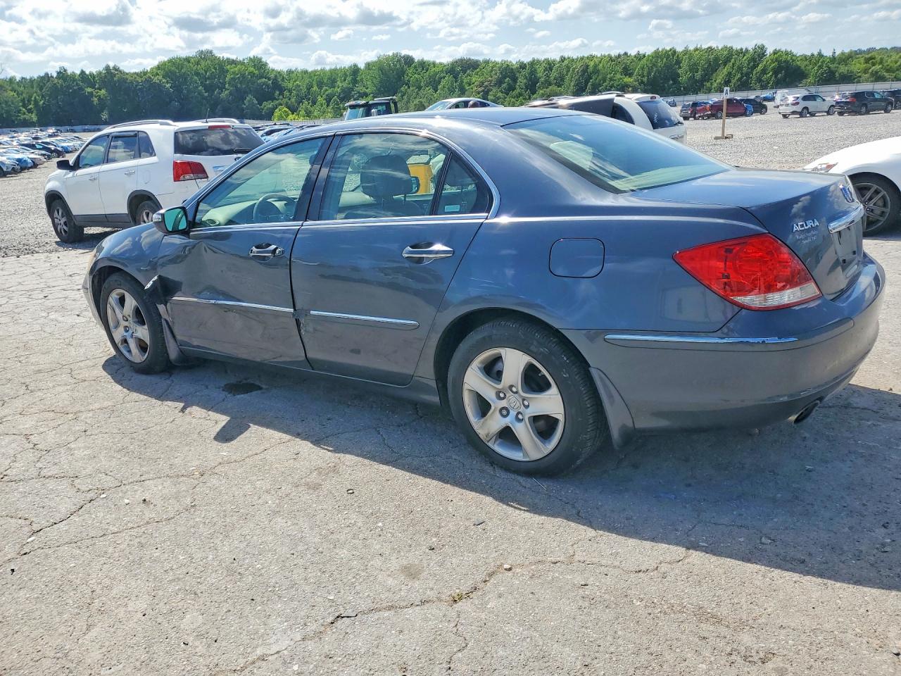 2008 Acura Rl Gray vin: JH4KB16678C003572