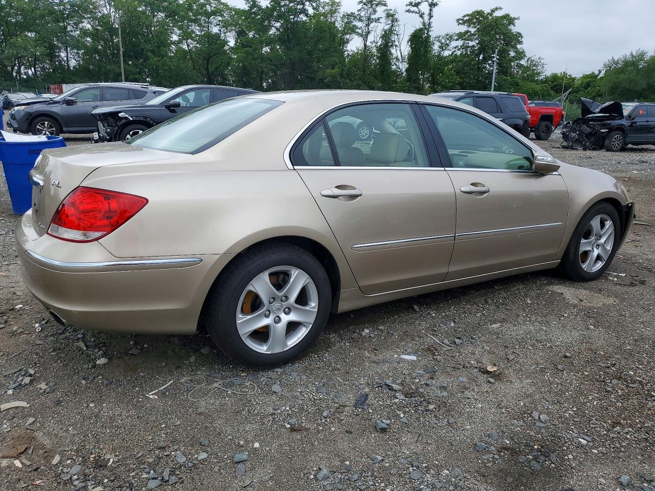 2008 Acura Rl Gold vin: JH4KB16678C003927