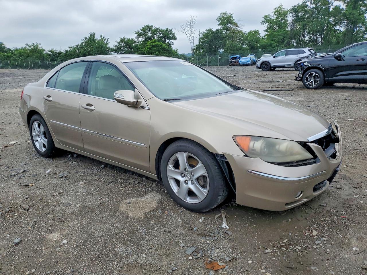 2008 Acura Rl Gold vin: JH4KB16678C003927