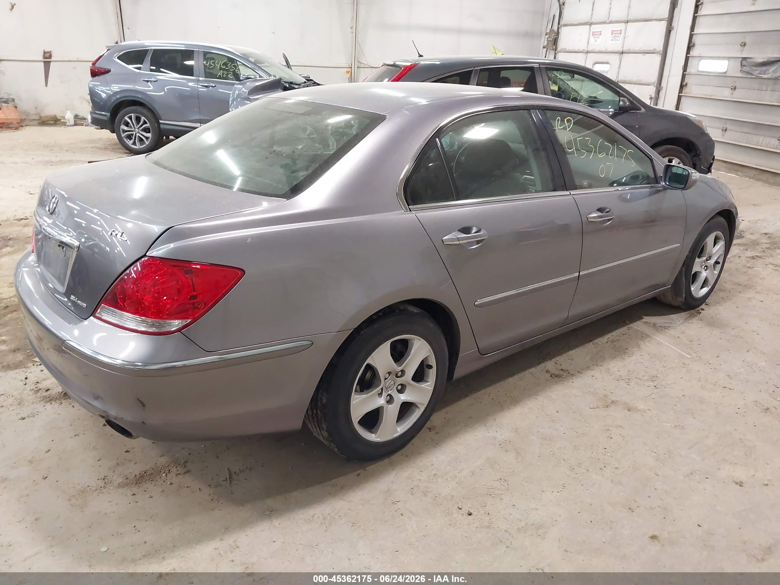 2007 Acura Rl 3.5 Серый vin: JH4KB16697C001207