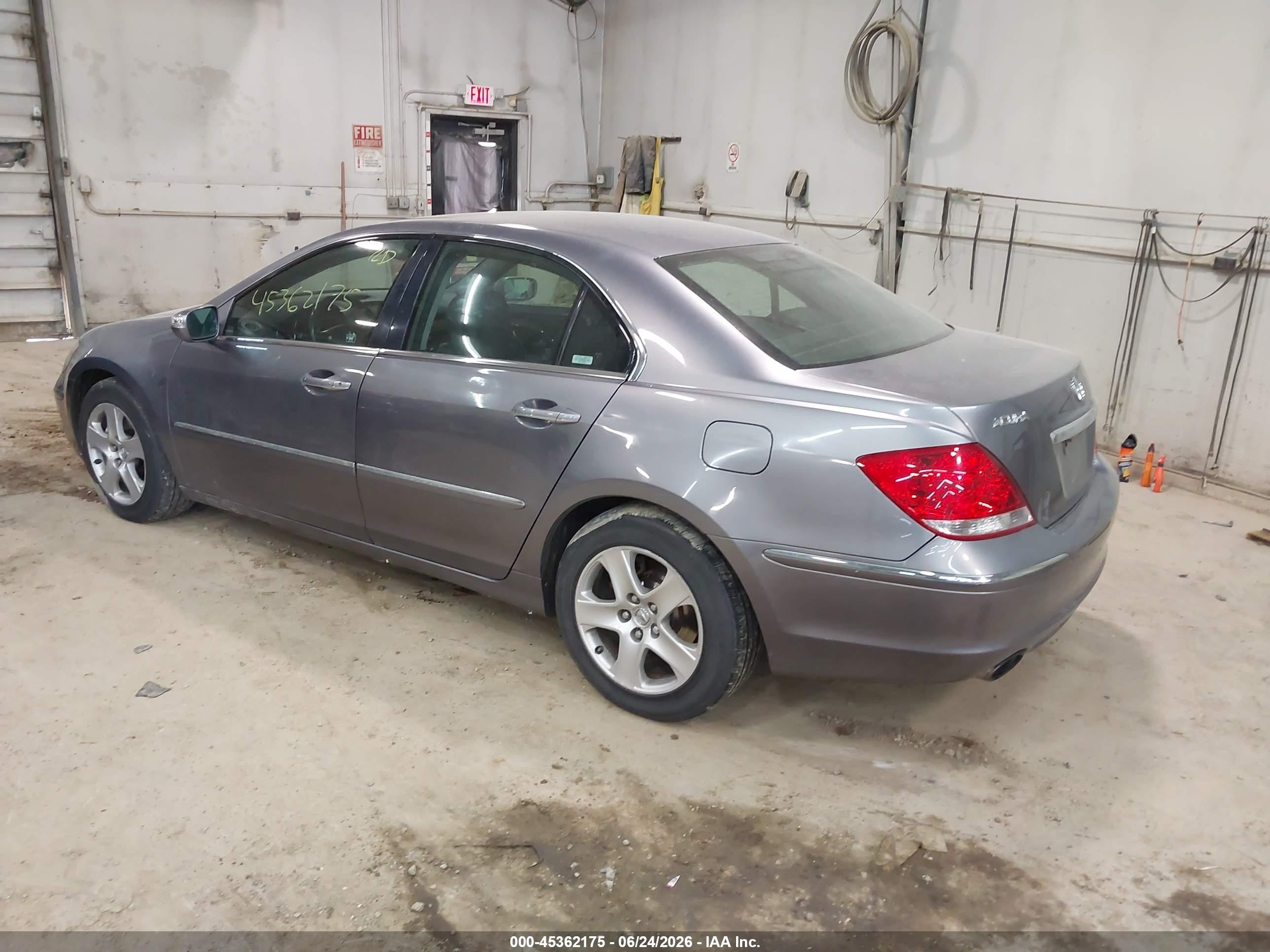 2007 Acura Rl 3.5 Серый vin: JH4KB16697C001207