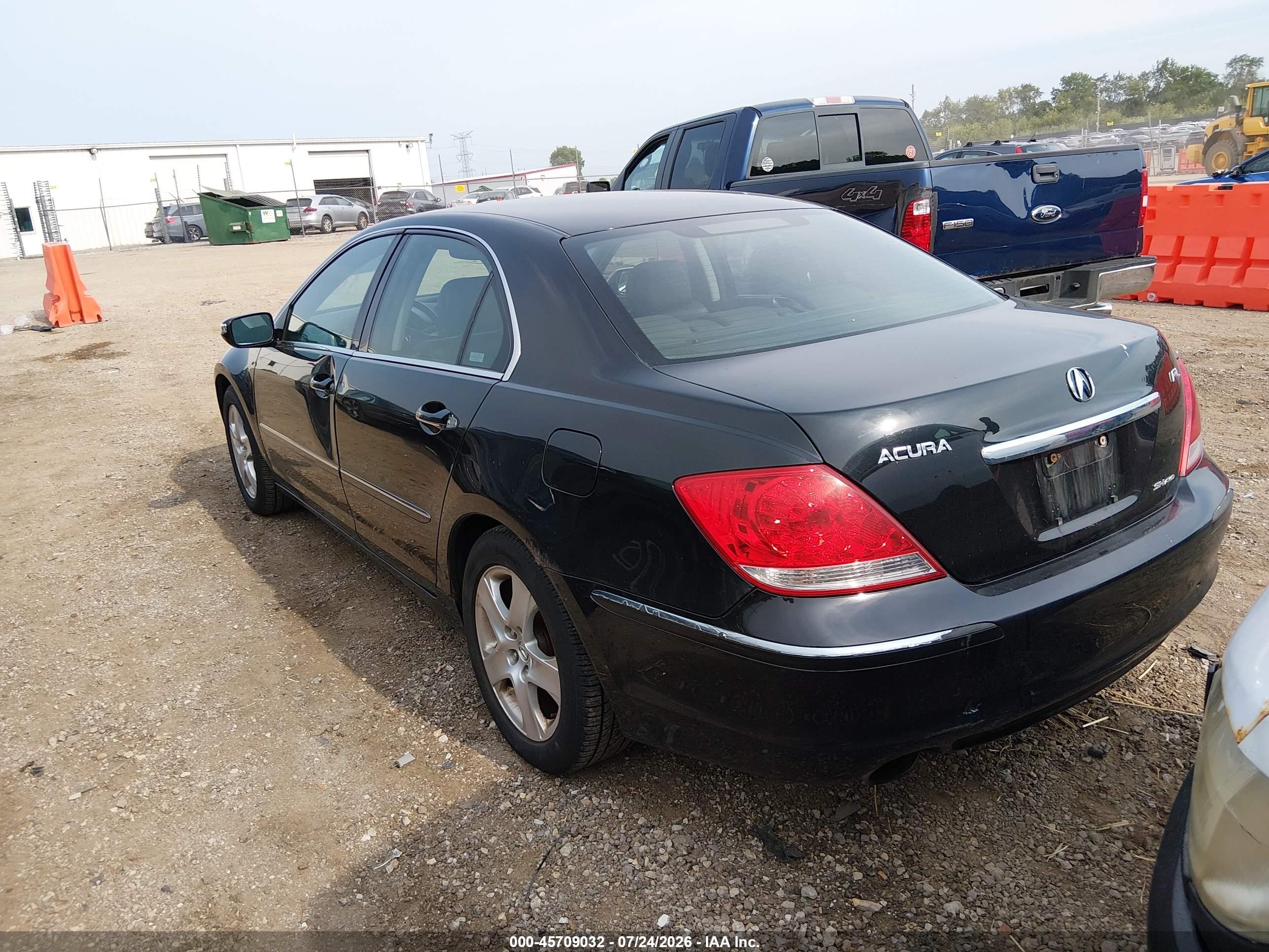 2007 Acura Rl 3.5 Серый vin: JH4KB16697C003782