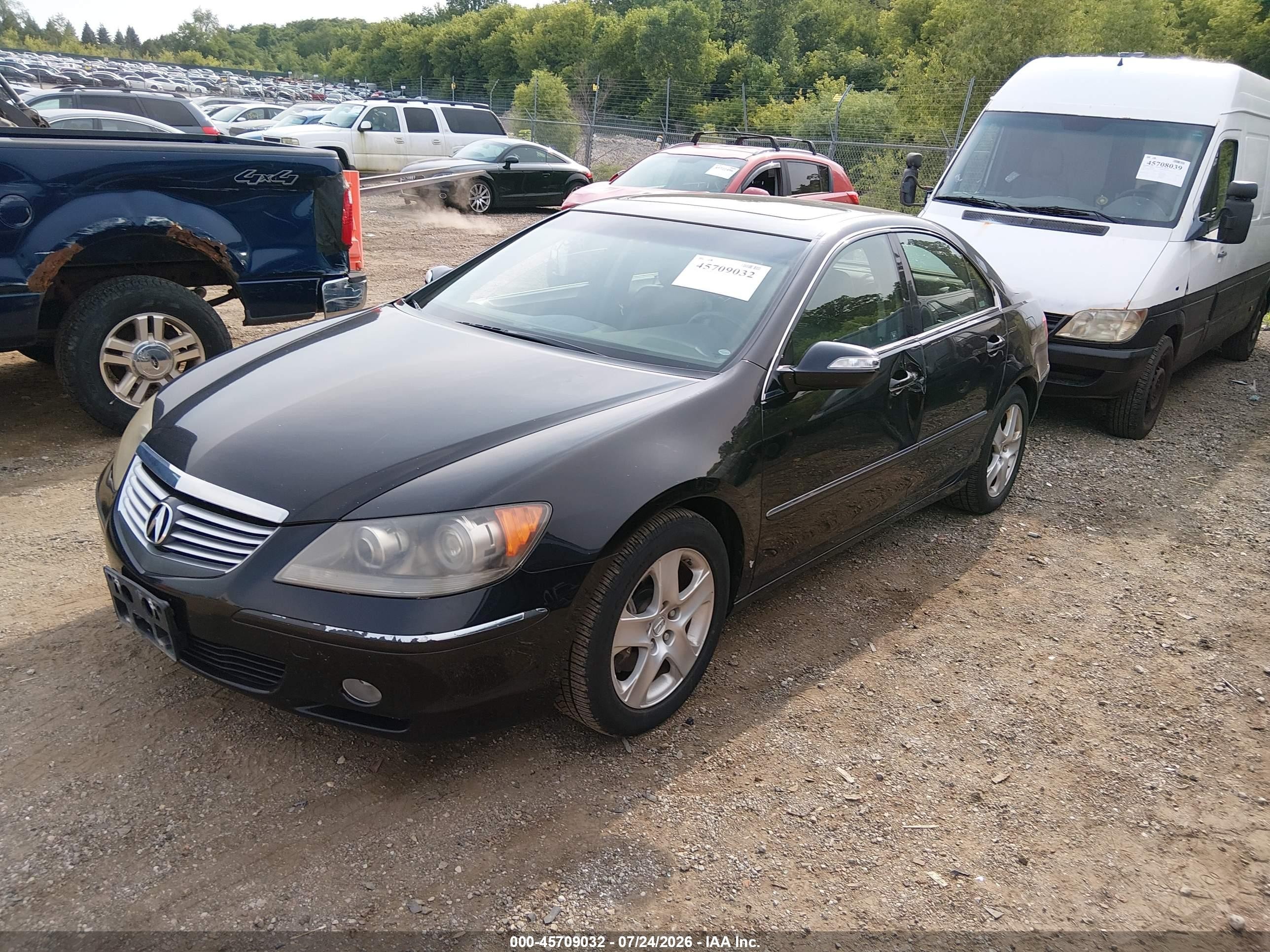 2007 Acura Rl 3.5 Серый vin: JH4KB16697C003782