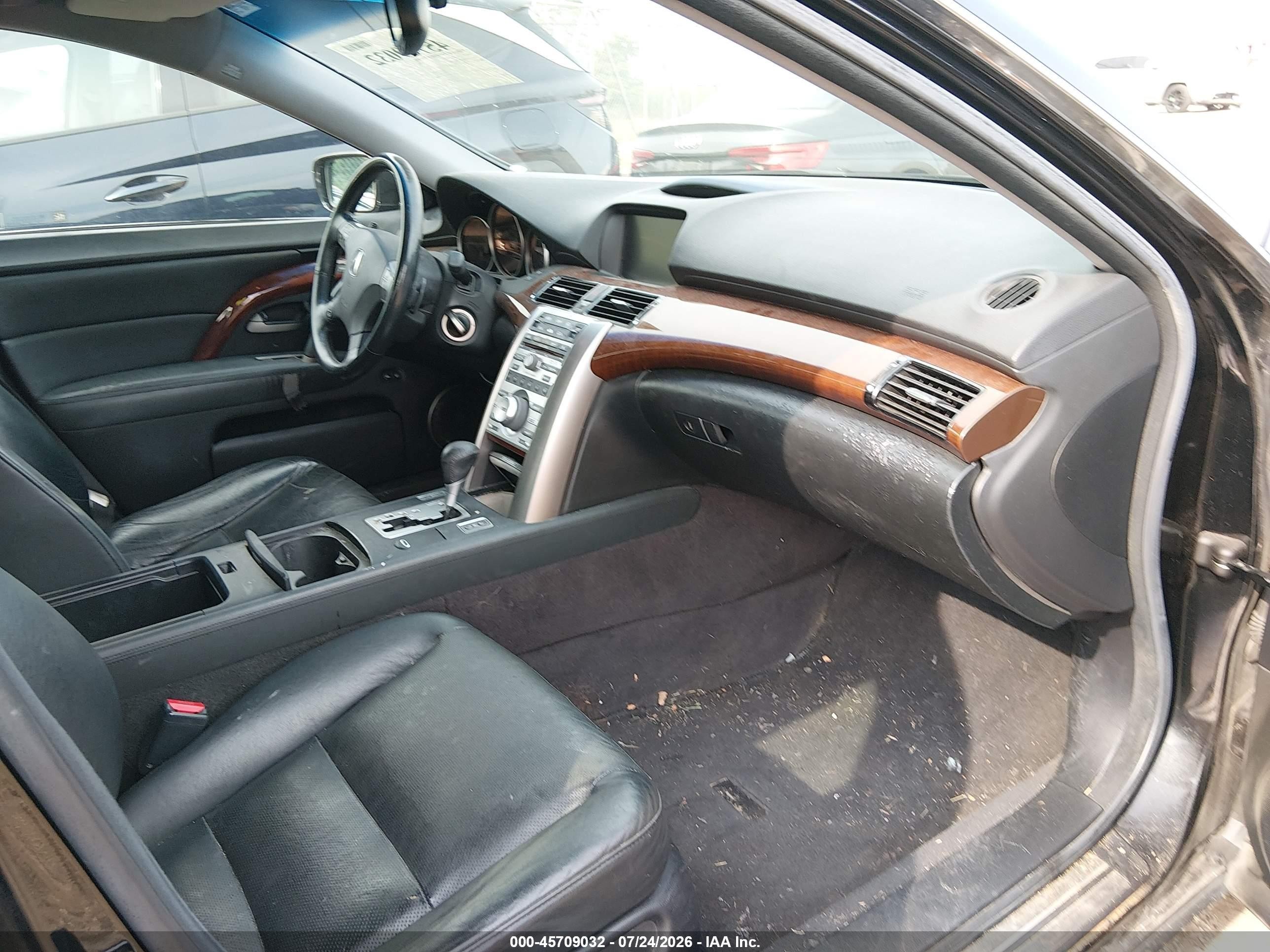 2007 Acura Rl 3.5 Серый vin: JH4KB16697C003782
