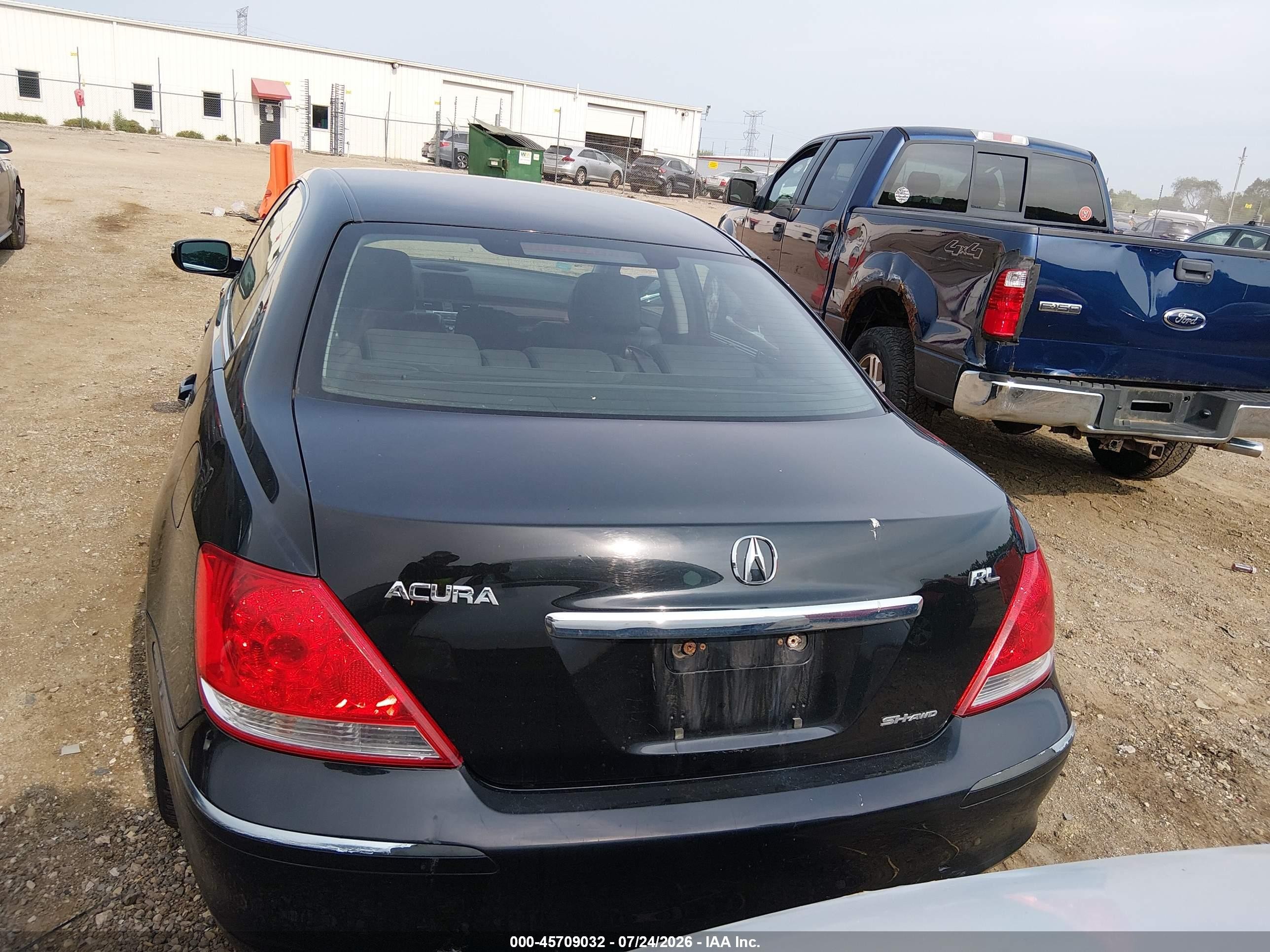 2007 Acura Rl 3.5 Серый vin: JH4KB16697C003782